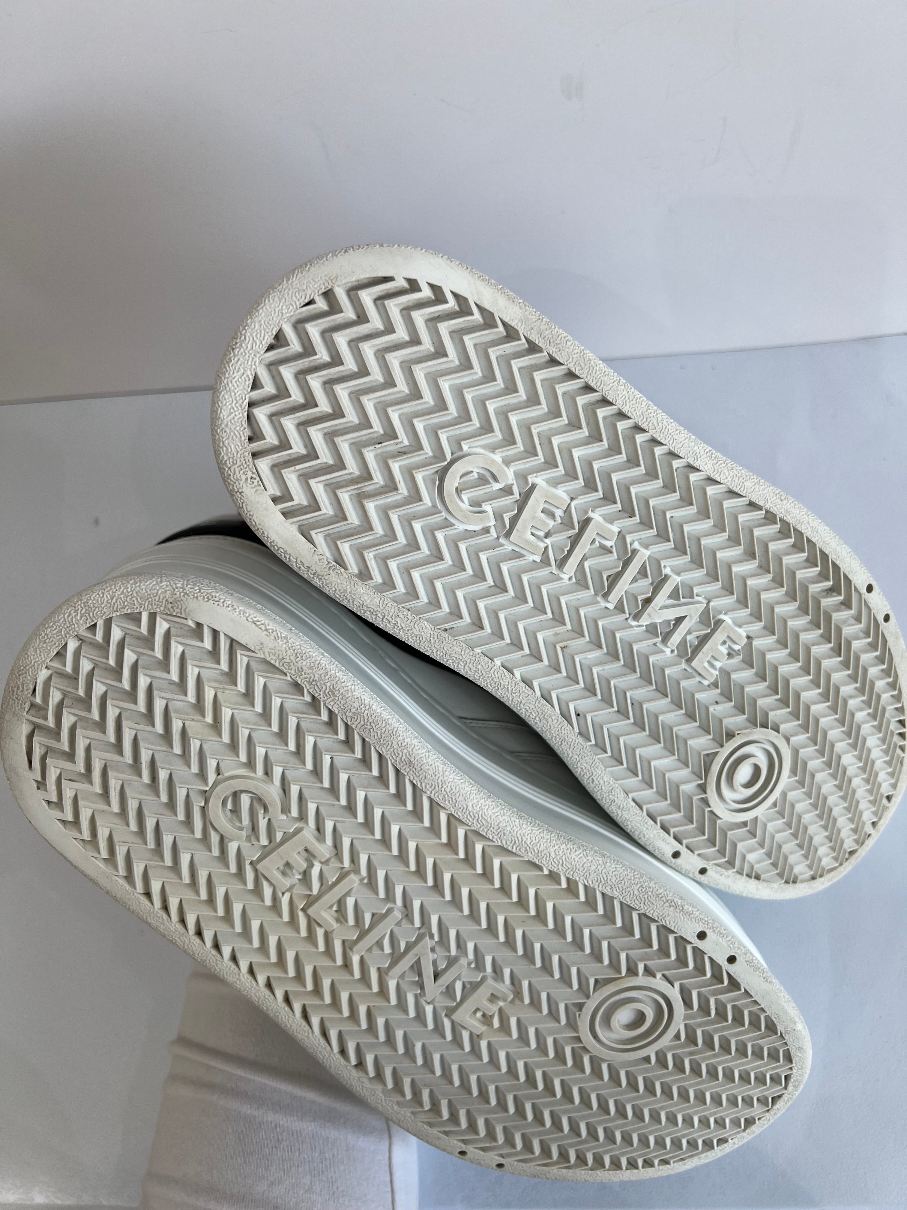 Block Sneakers With Wedge
