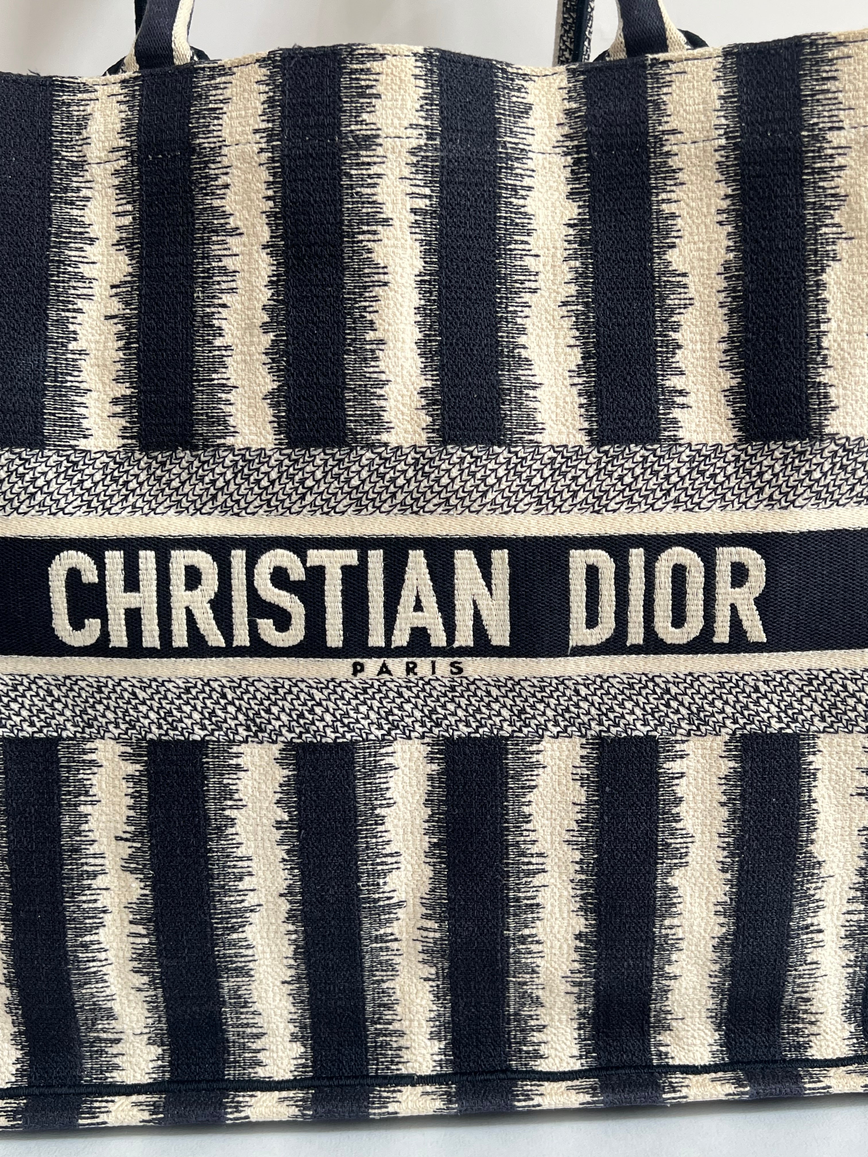 Embroidered Large Tote Bag