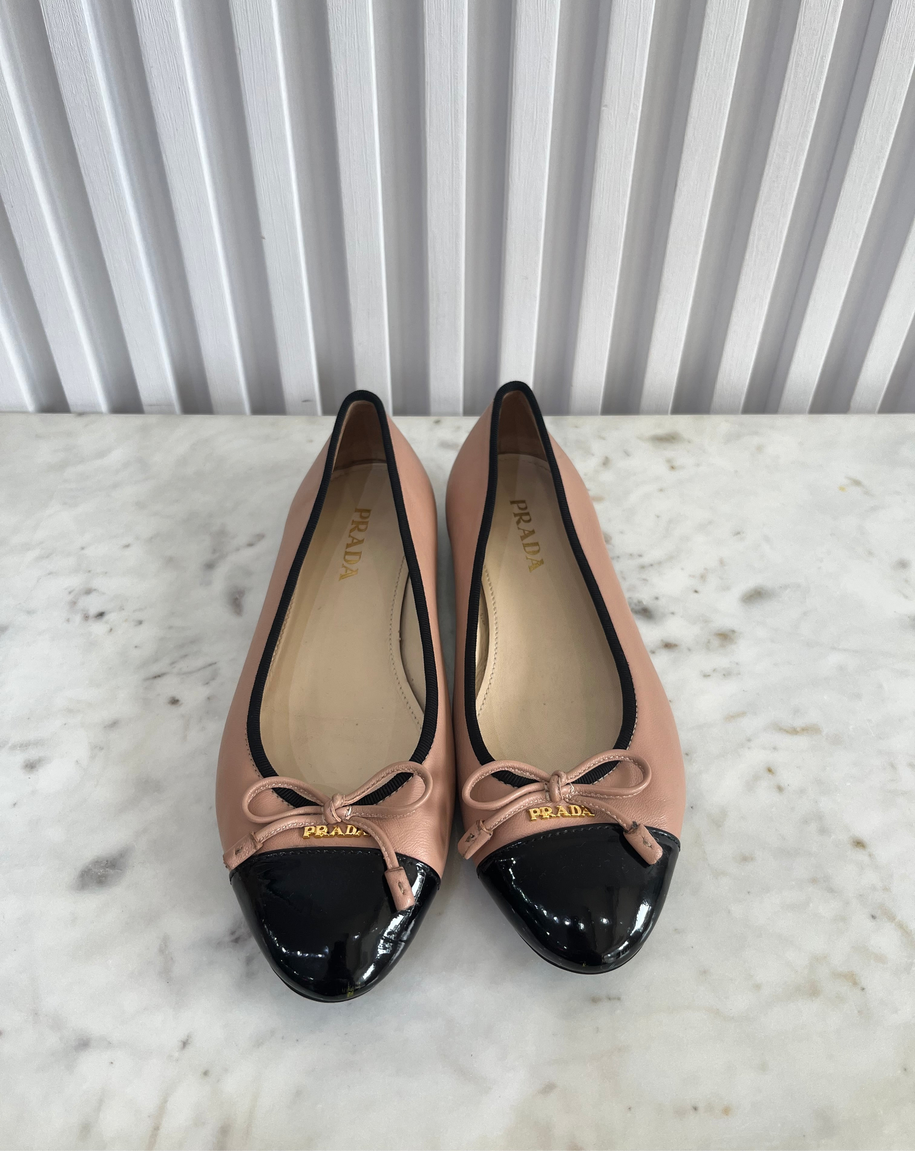 Cap Toe Ballet Flats