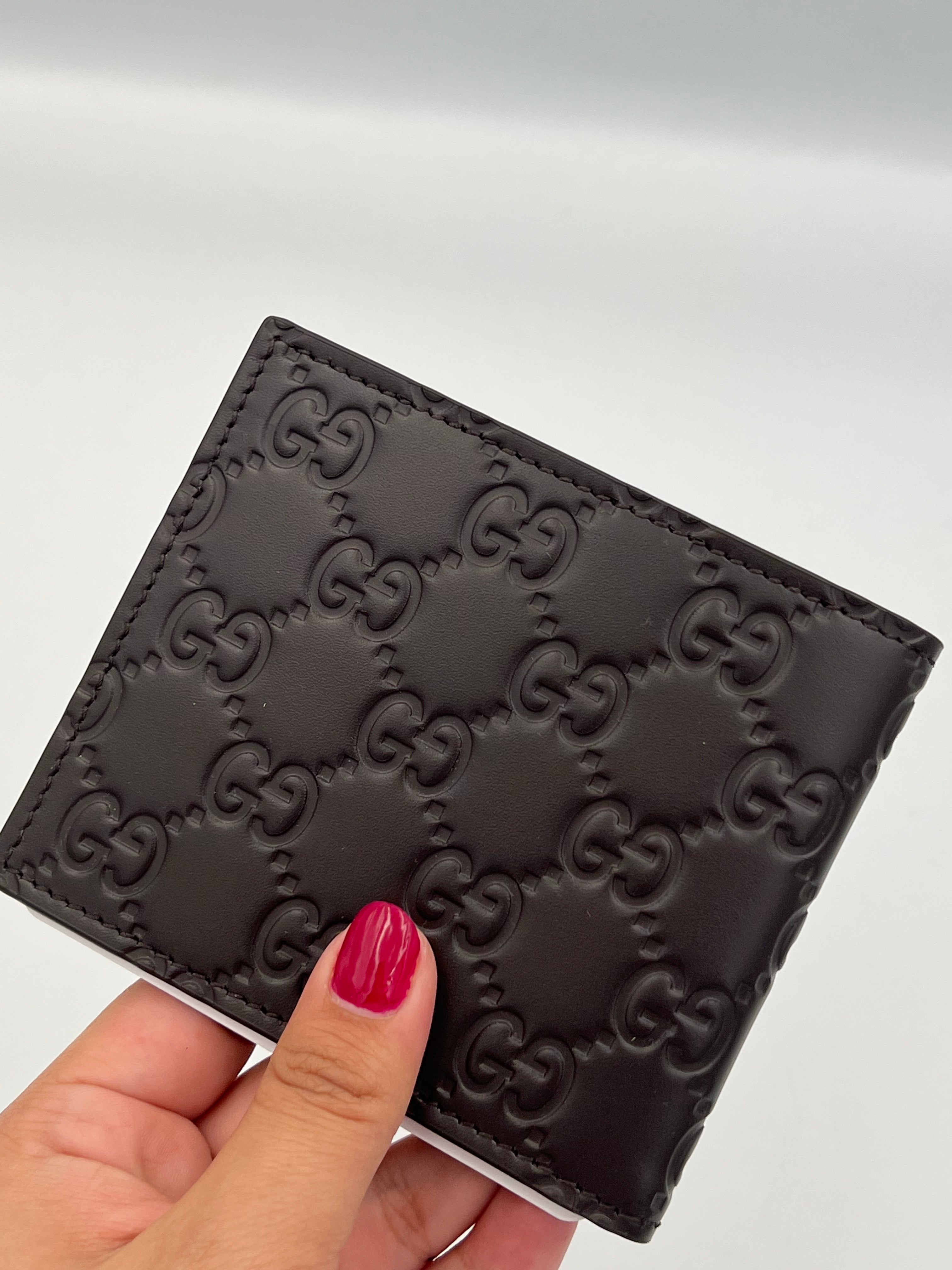 GG Embossed Bifold Wallet