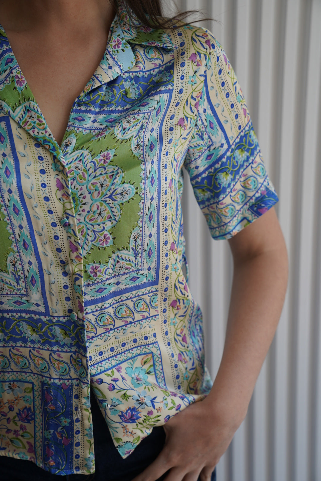 Bohemian Print Blouse