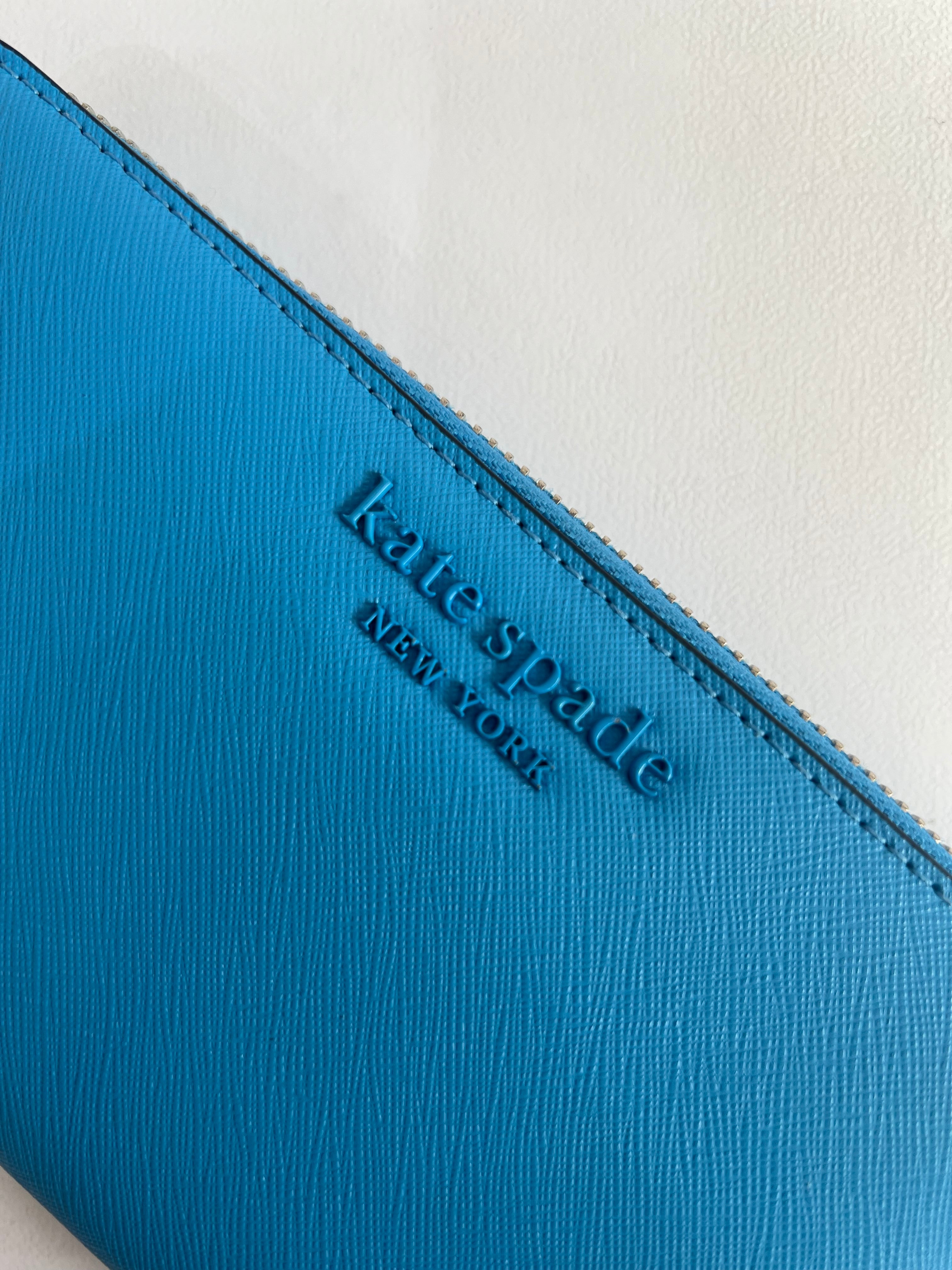 Blue Leather Wallet