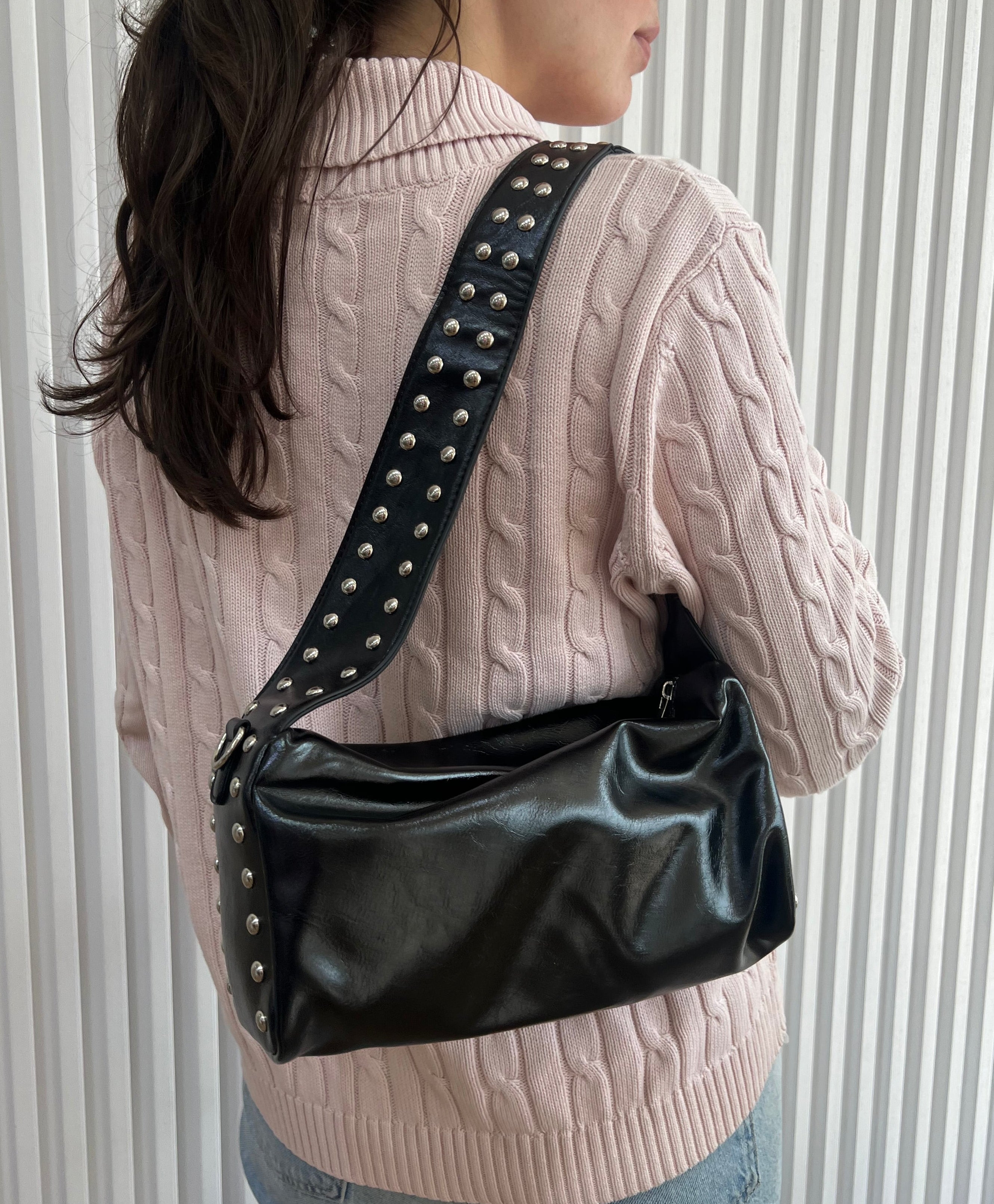 Studded Shoulder Bag
