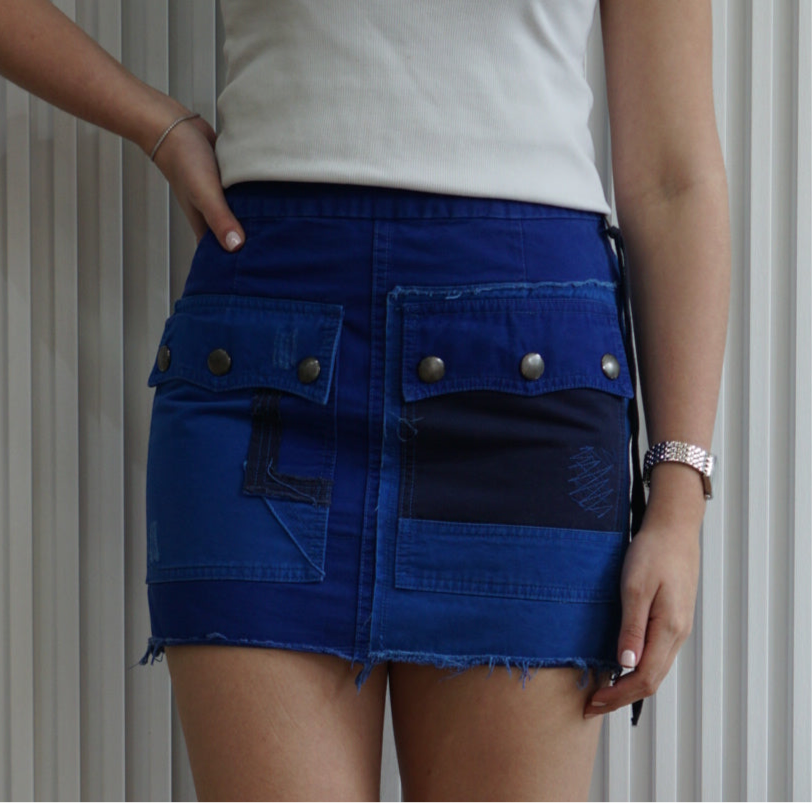 Janis Grunge Mini Skirt