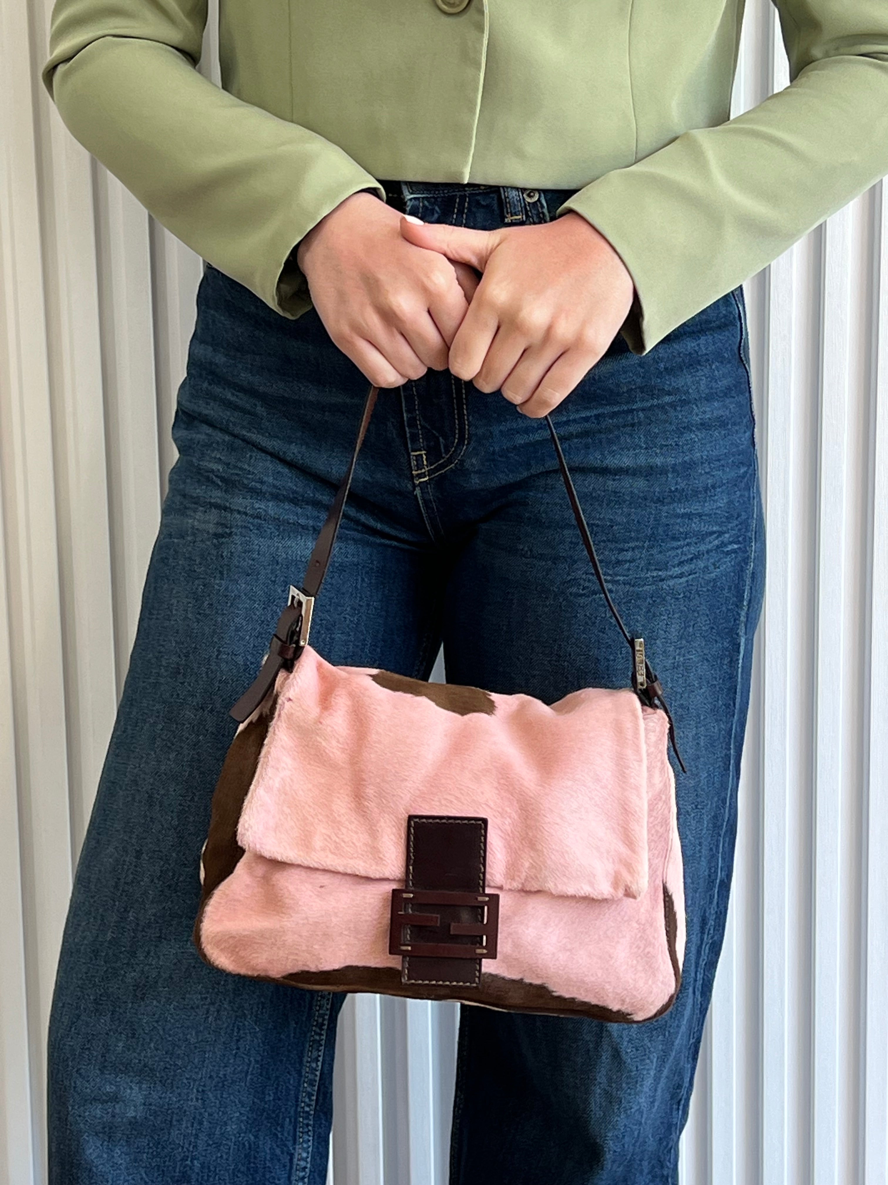 Cow Print Vintage Shoulder Bag