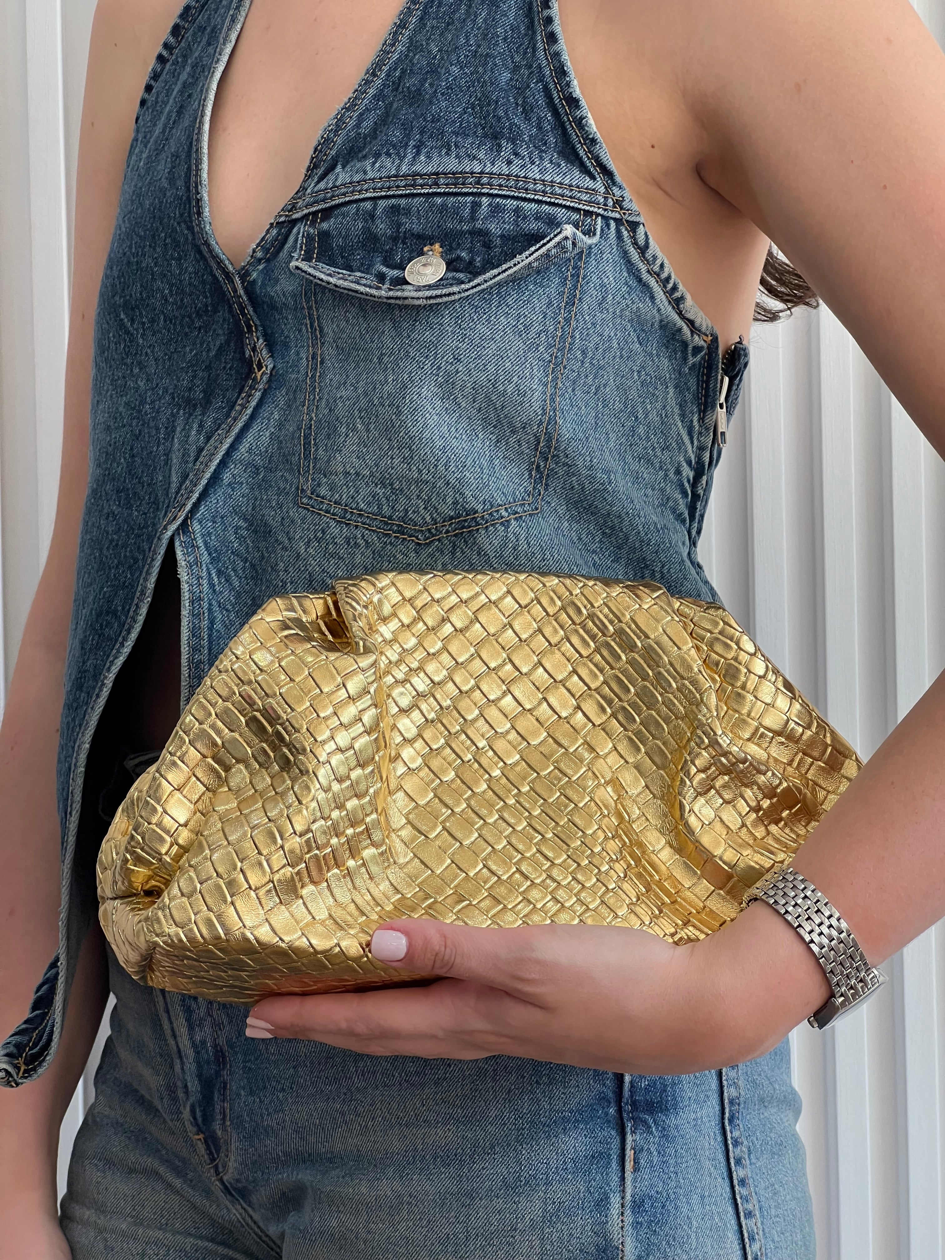 Woven Clutch Bag