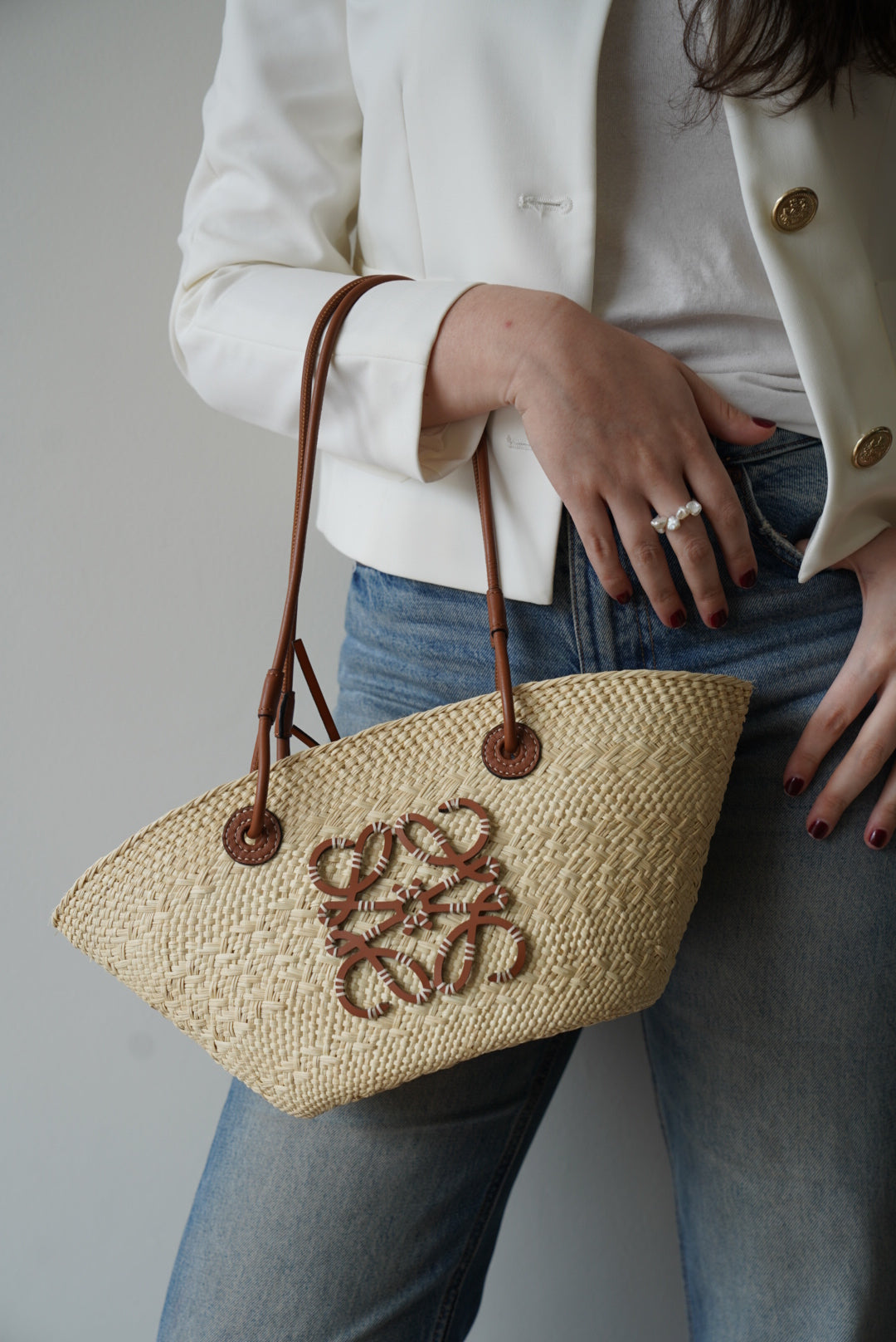 Anagram Small Basket Bag