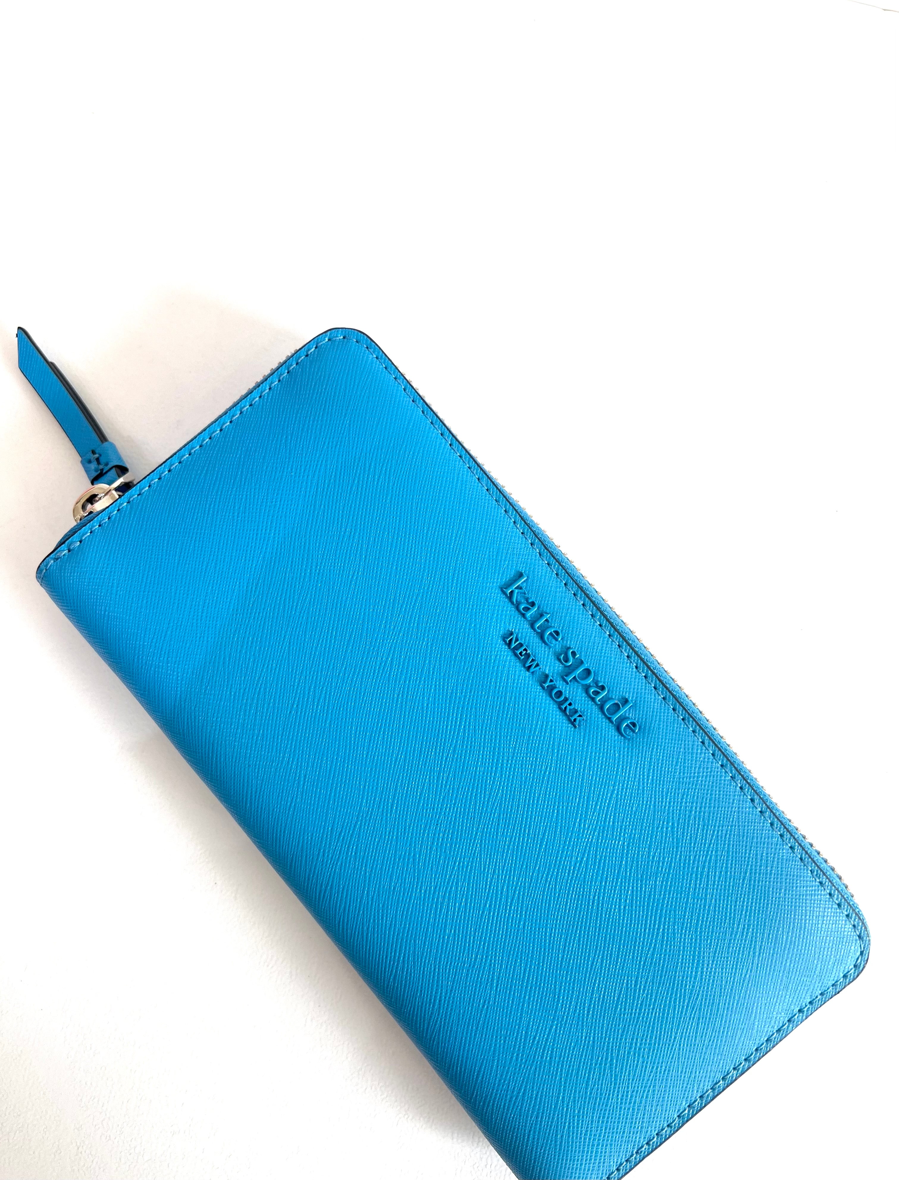Blue Leather Wallet