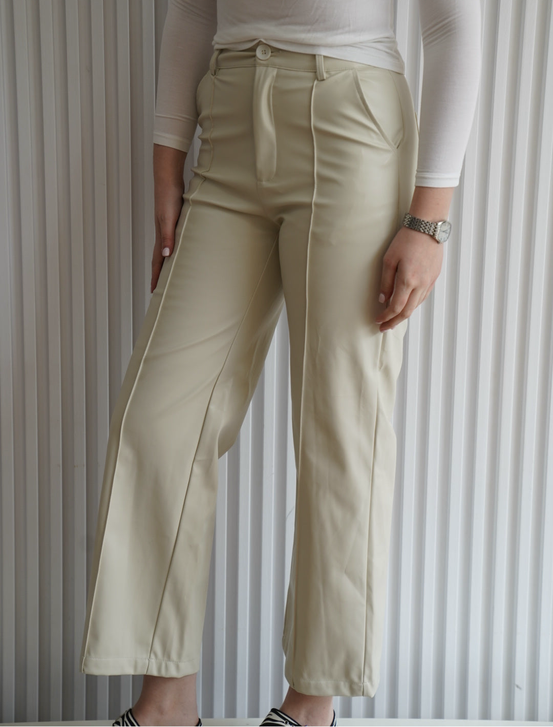Faux Leather Pants
