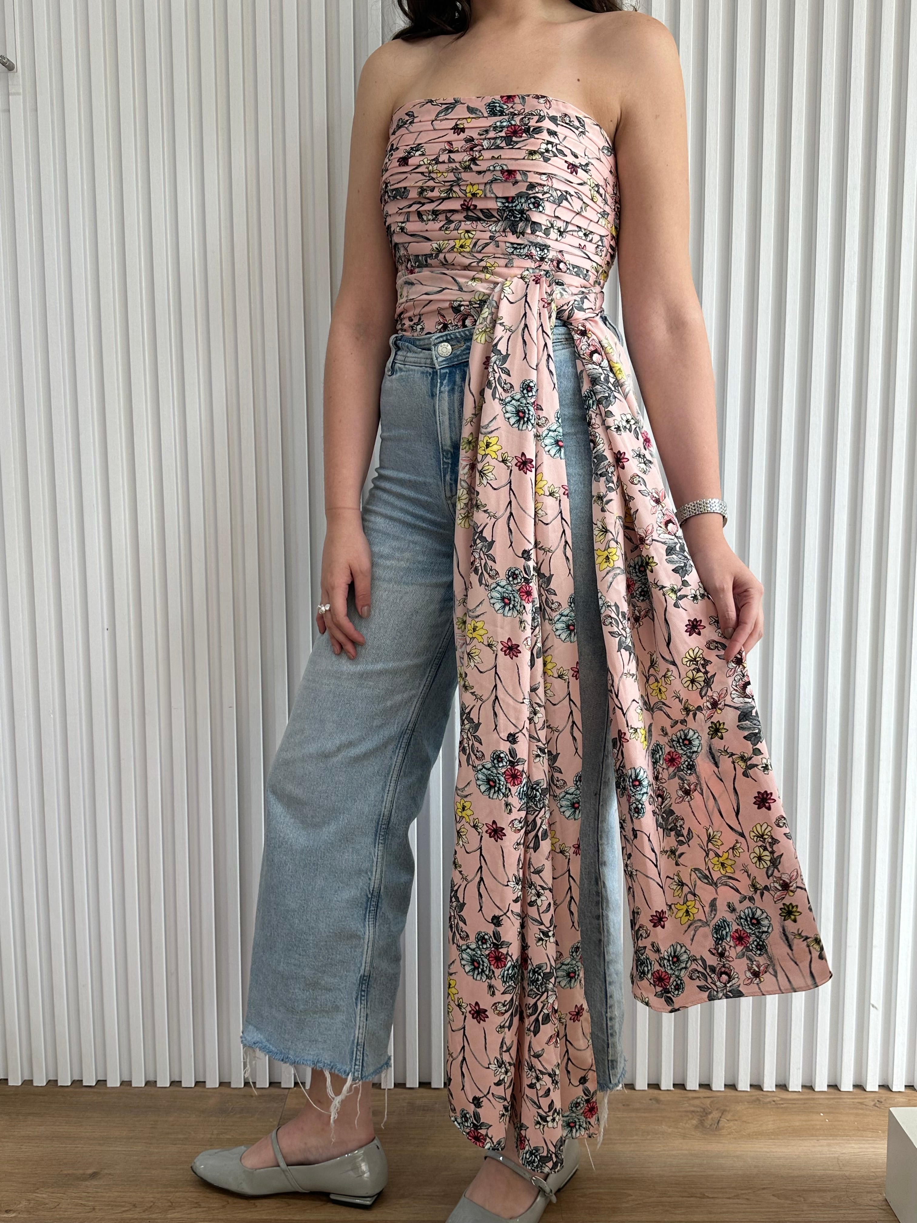 Floral Multi-Wrap Top