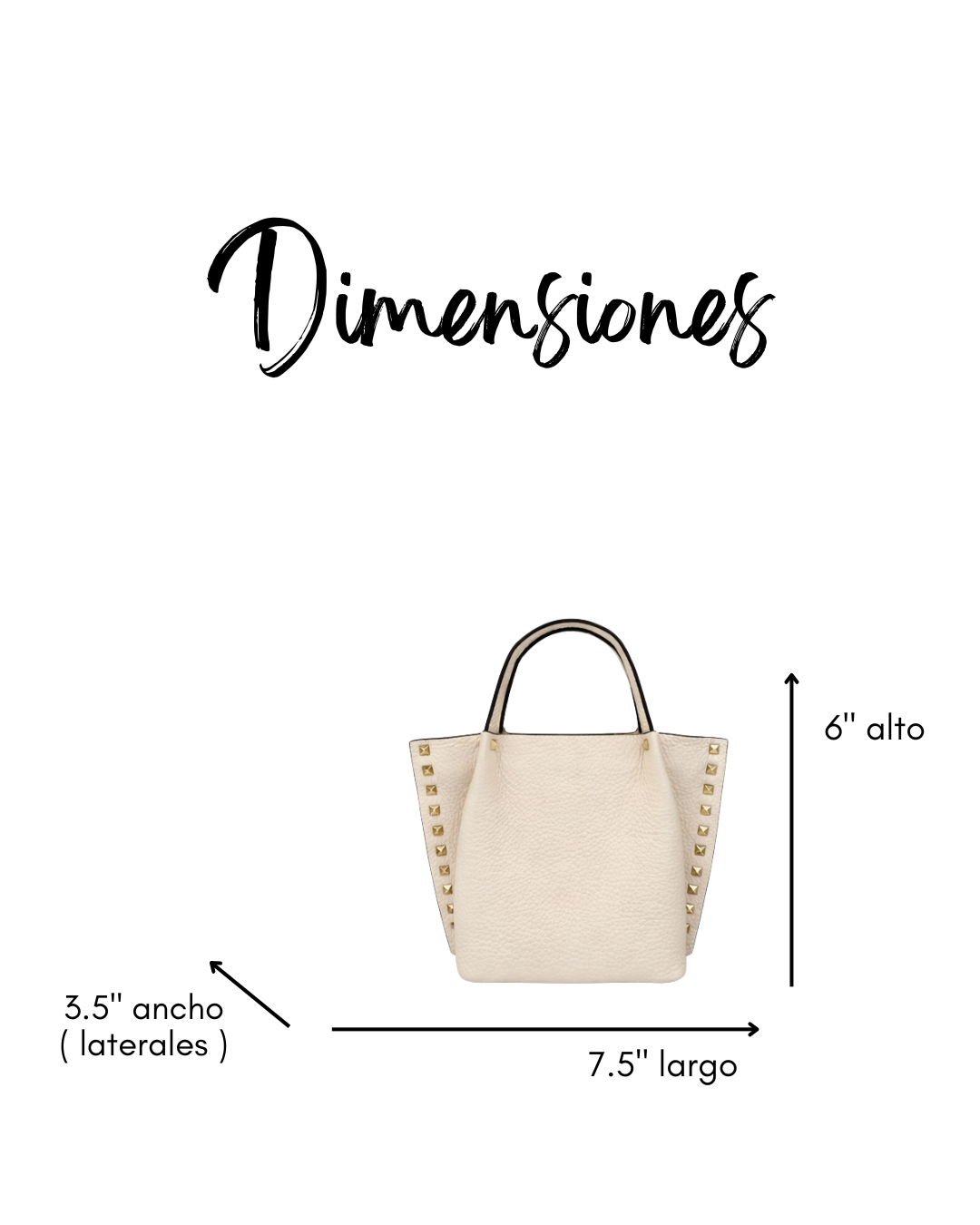 Small Rockstud Tote Bag