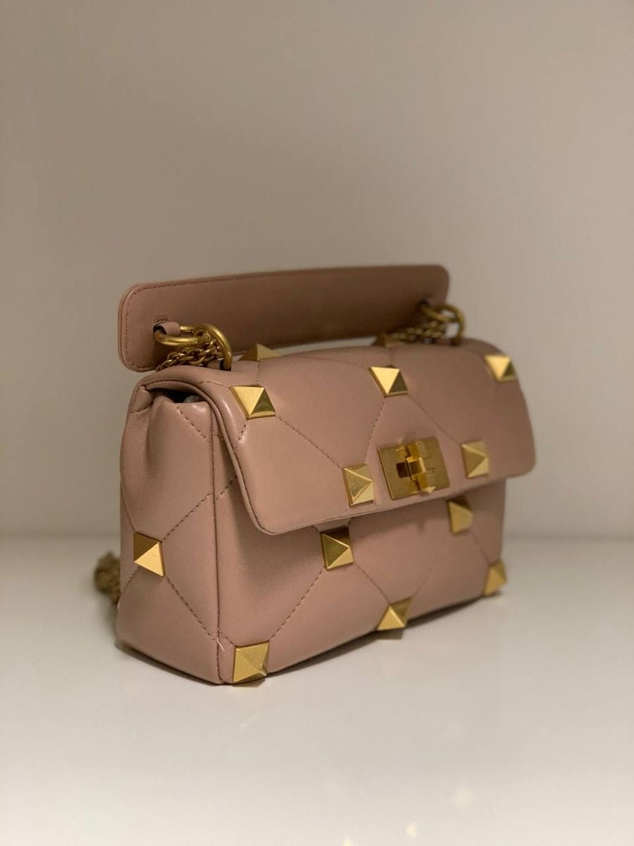 Top Handle Roman Stud Bag