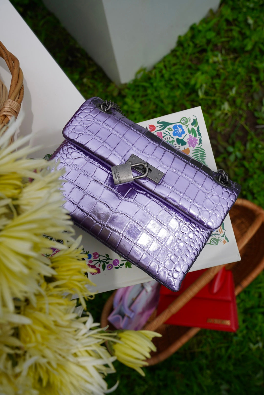 Small Brixton Metallic Bag