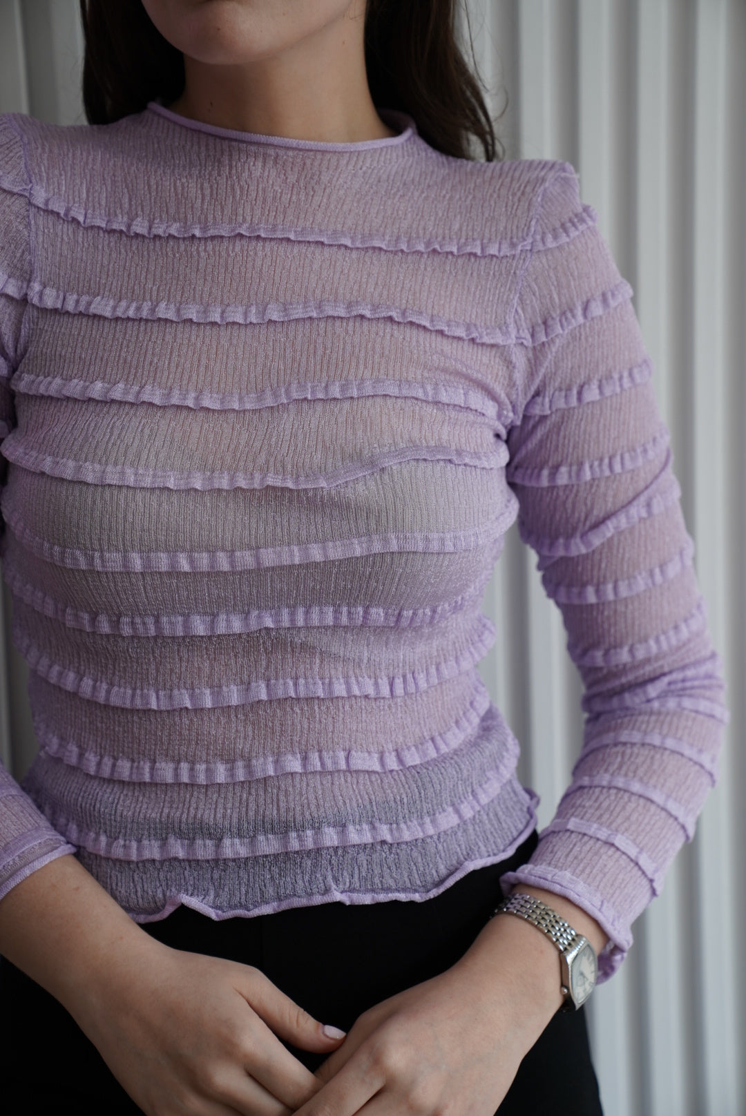 Gathered Textured Mesh Top