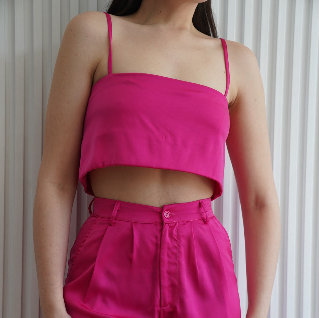 Fucsia Crop top