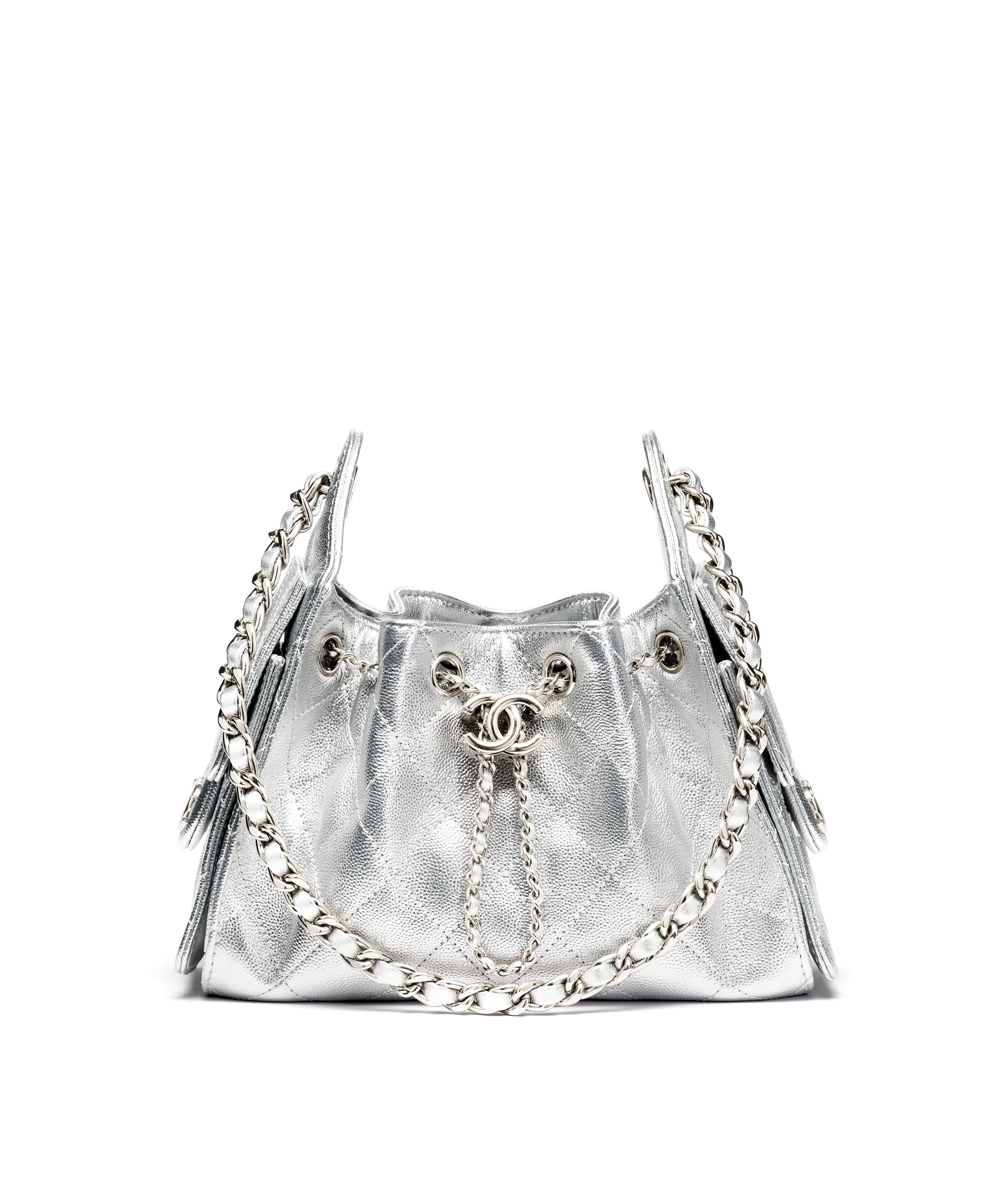 26C Mini Hobo Silver Bag