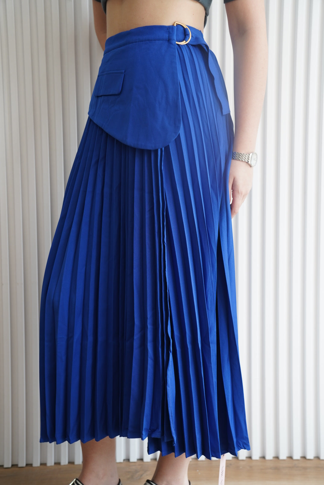 Asymetrical Pleated Skirt