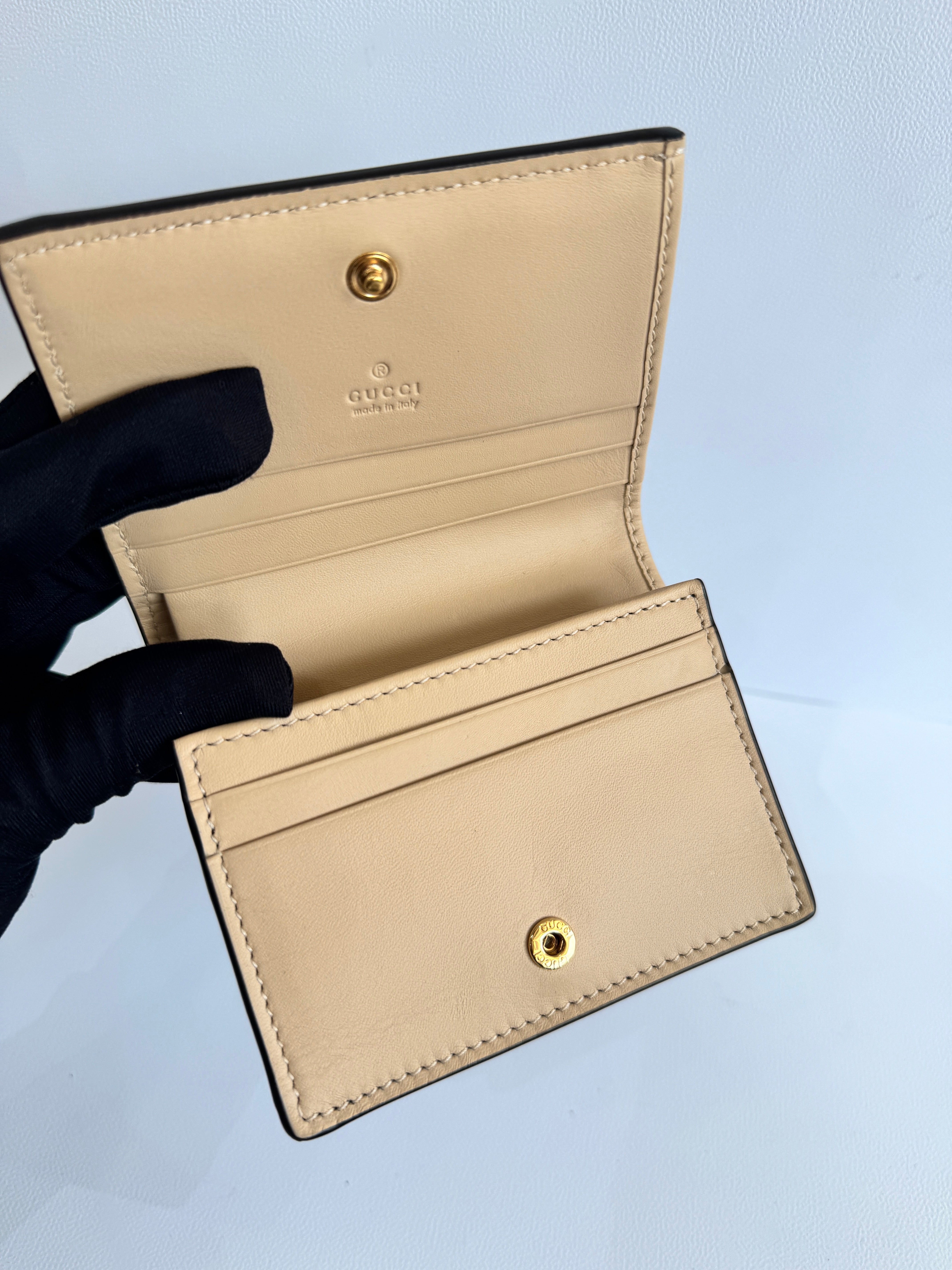 GG Supreme Bifold Mini Wallet