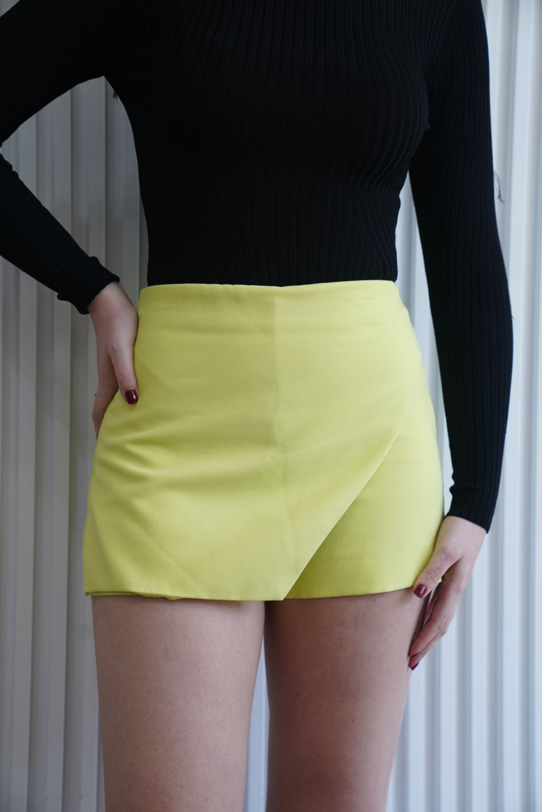 Neon Green Skort