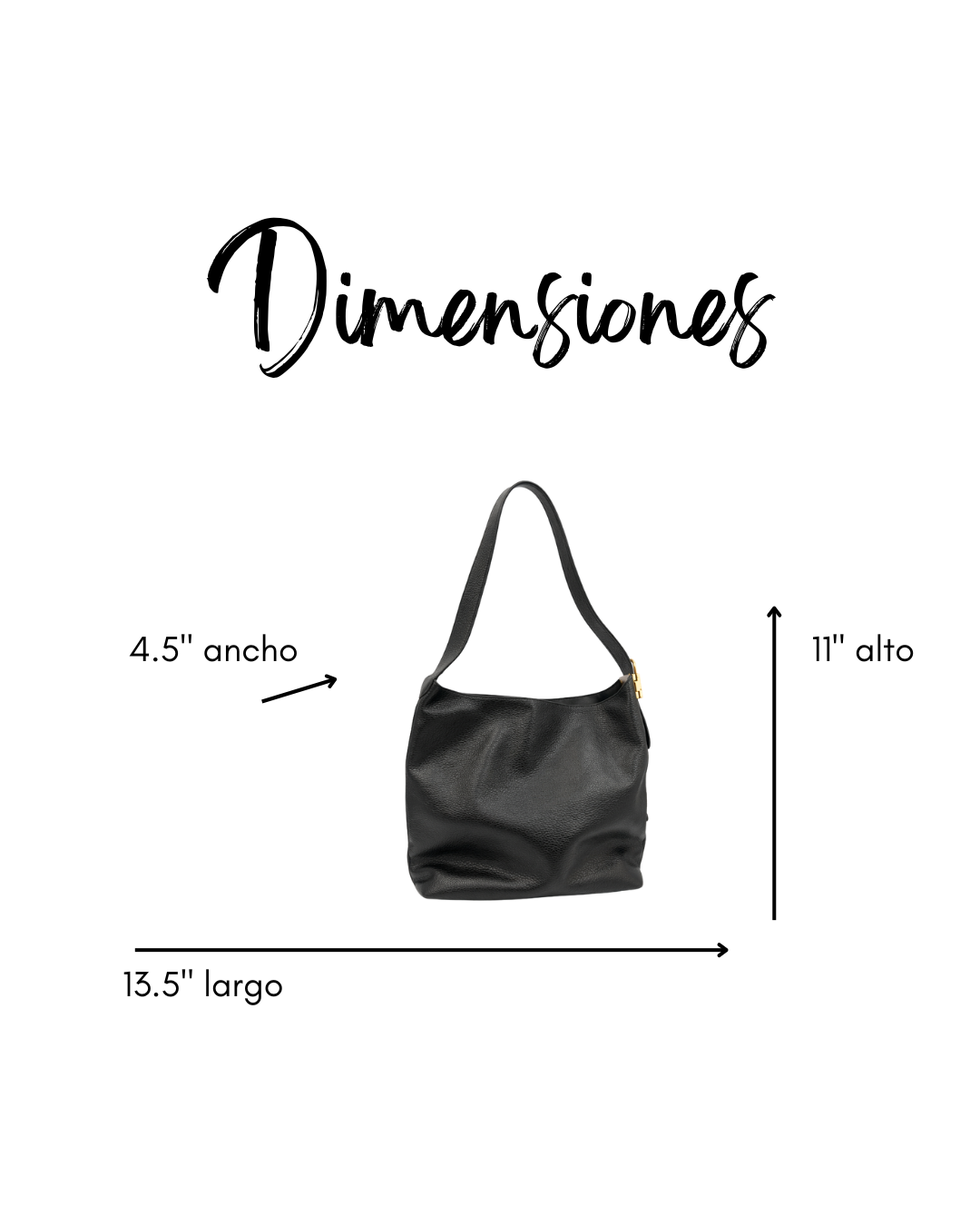 Medium Padlock Hobo Bag