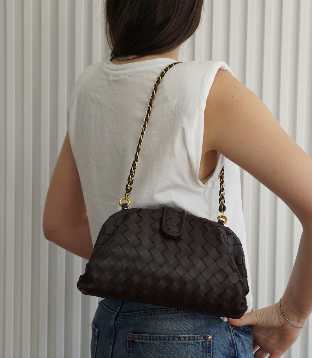 Small Woven Clutch Bag