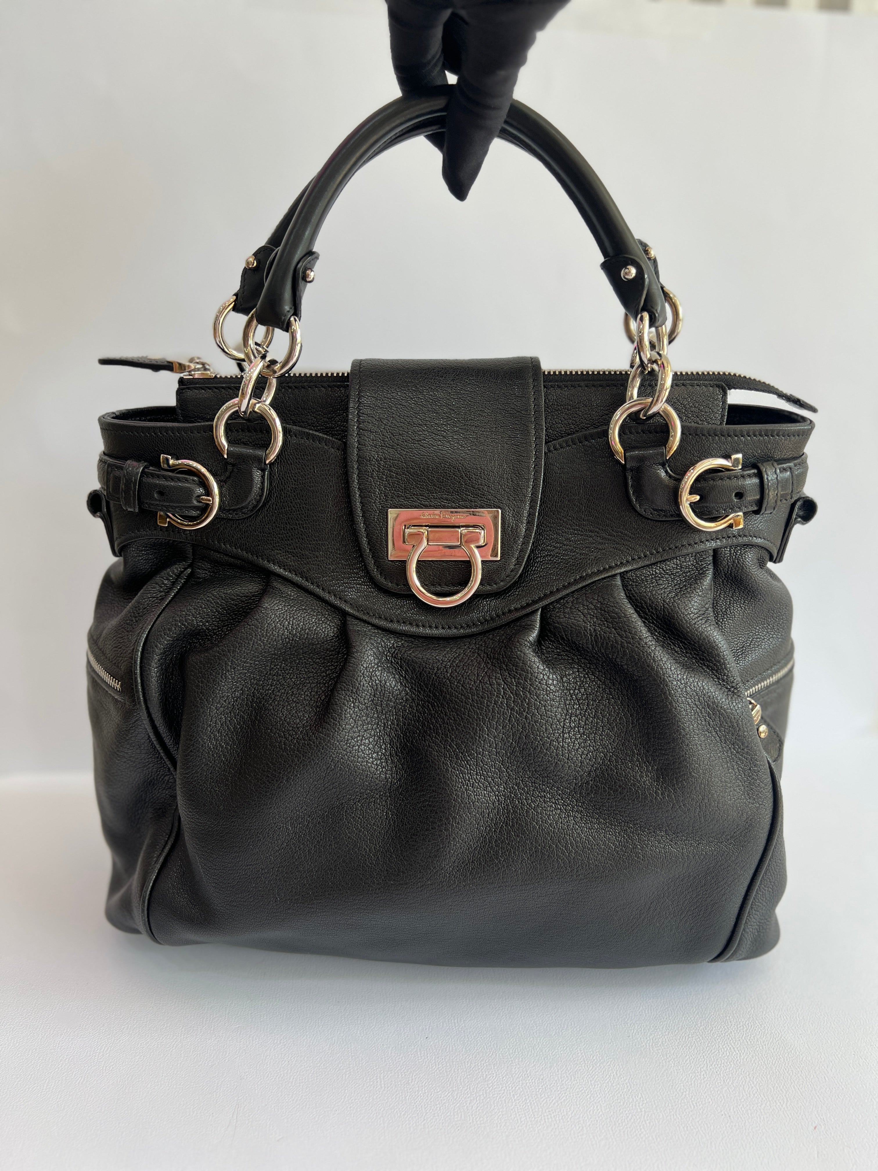 Gancini Medium Handbag