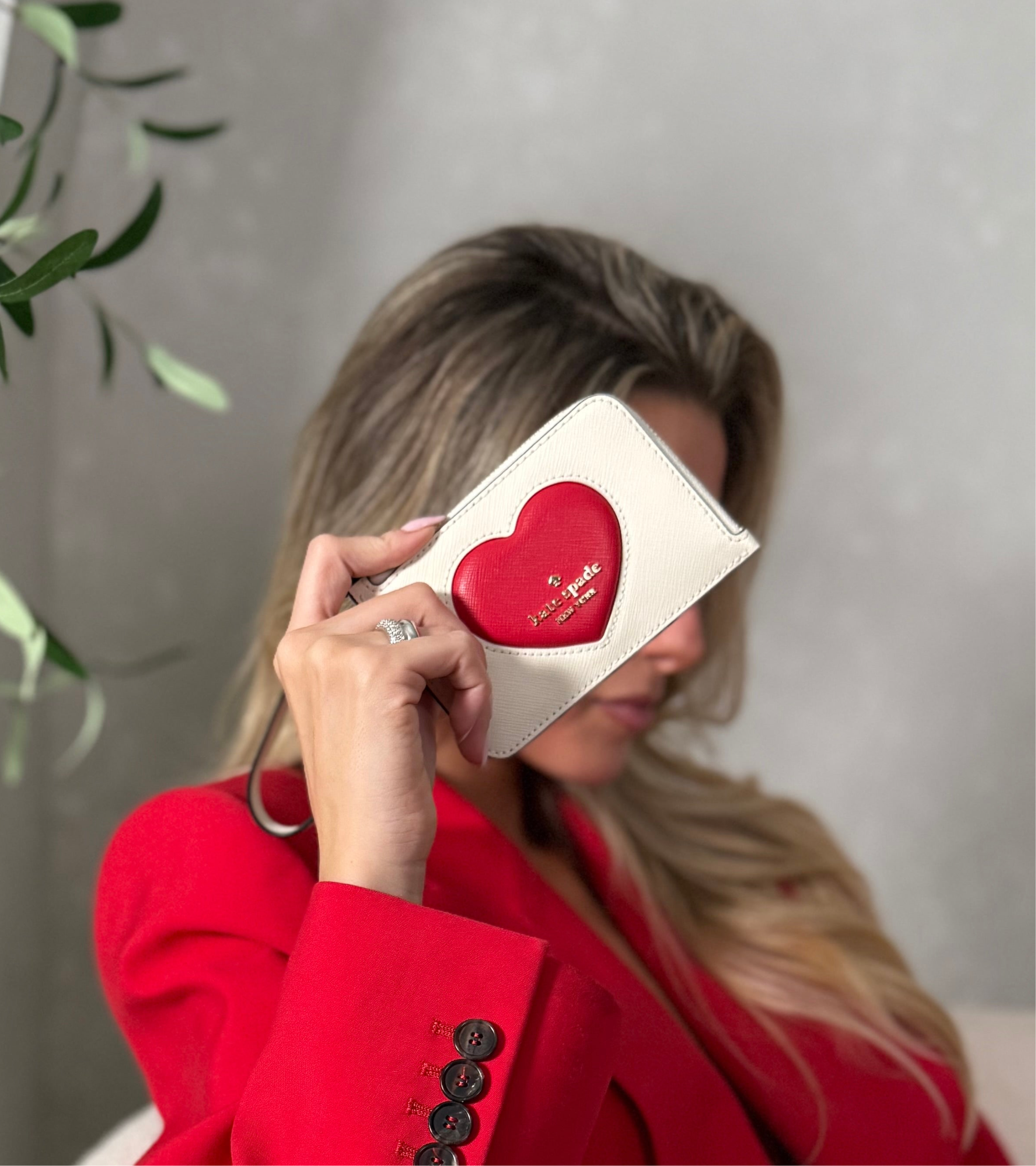 Madison Puffy Heart Card Holder