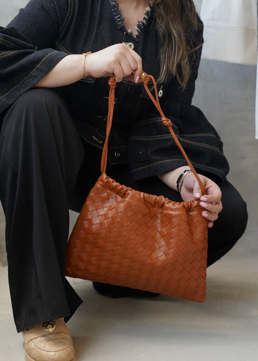 Woven Shoulder Bag