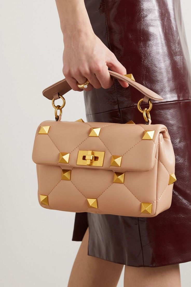 Top Handle Roman Stud Bag