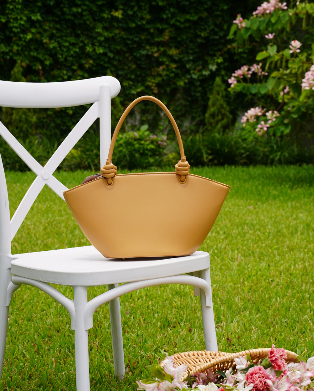 Knot Top Handle Bag