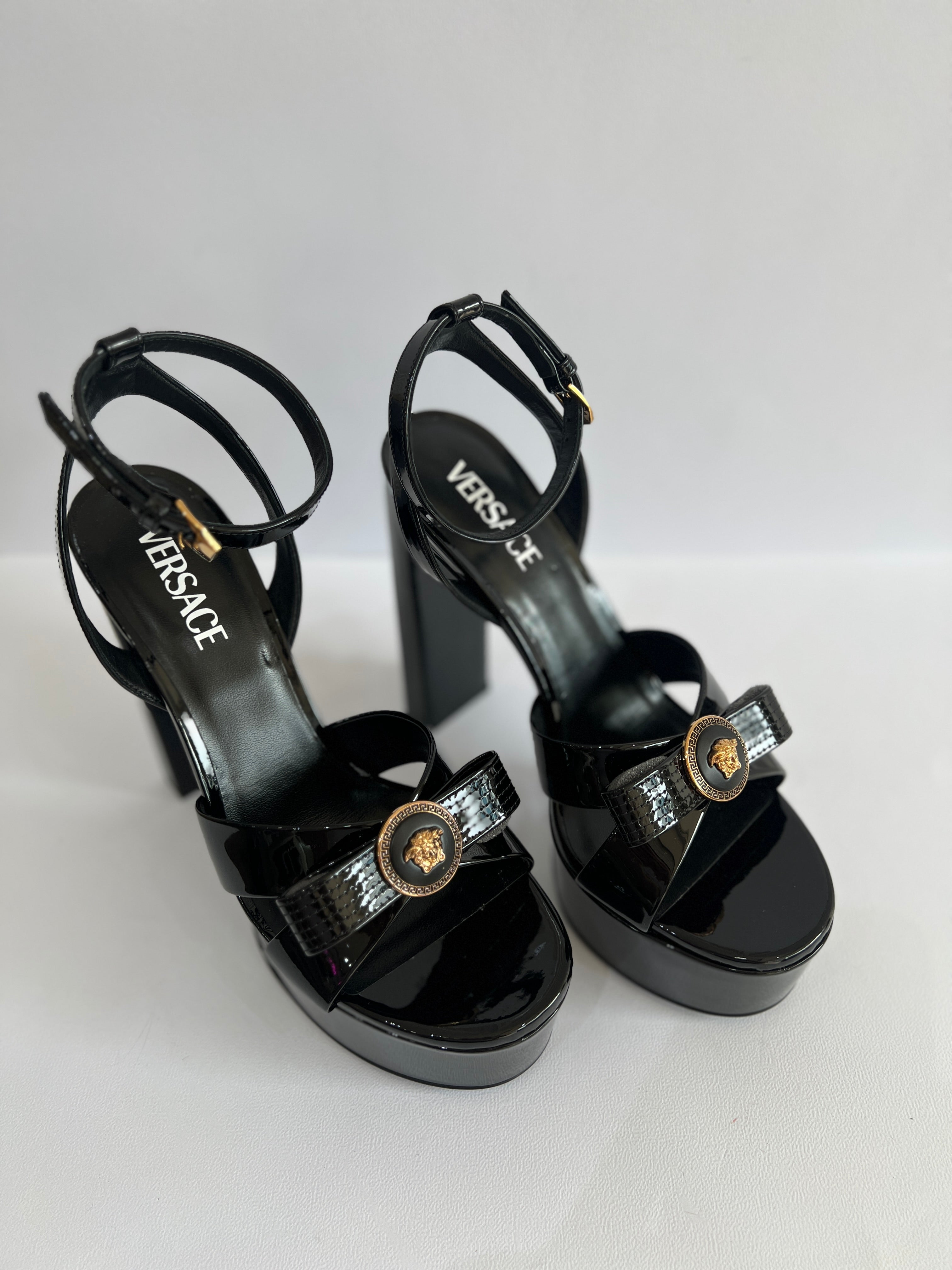 Gianni Ribbon Heeled Sandals