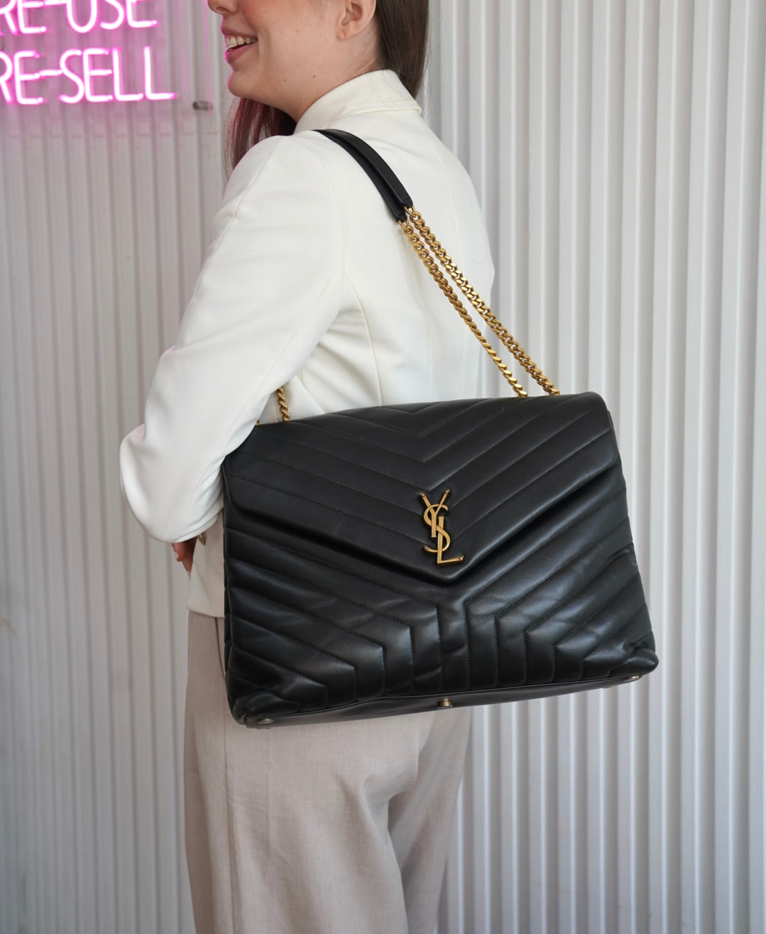 Loulou Large Quilted Bag