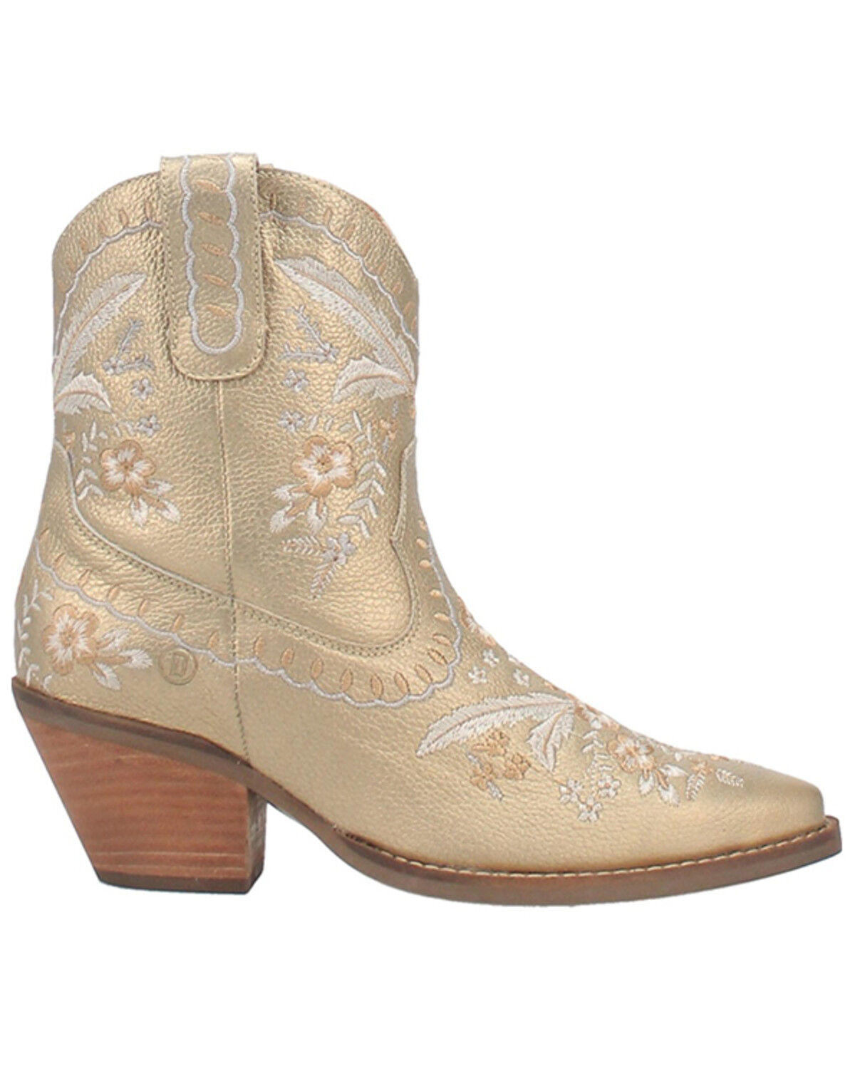 Embroidered Floral Western Boots