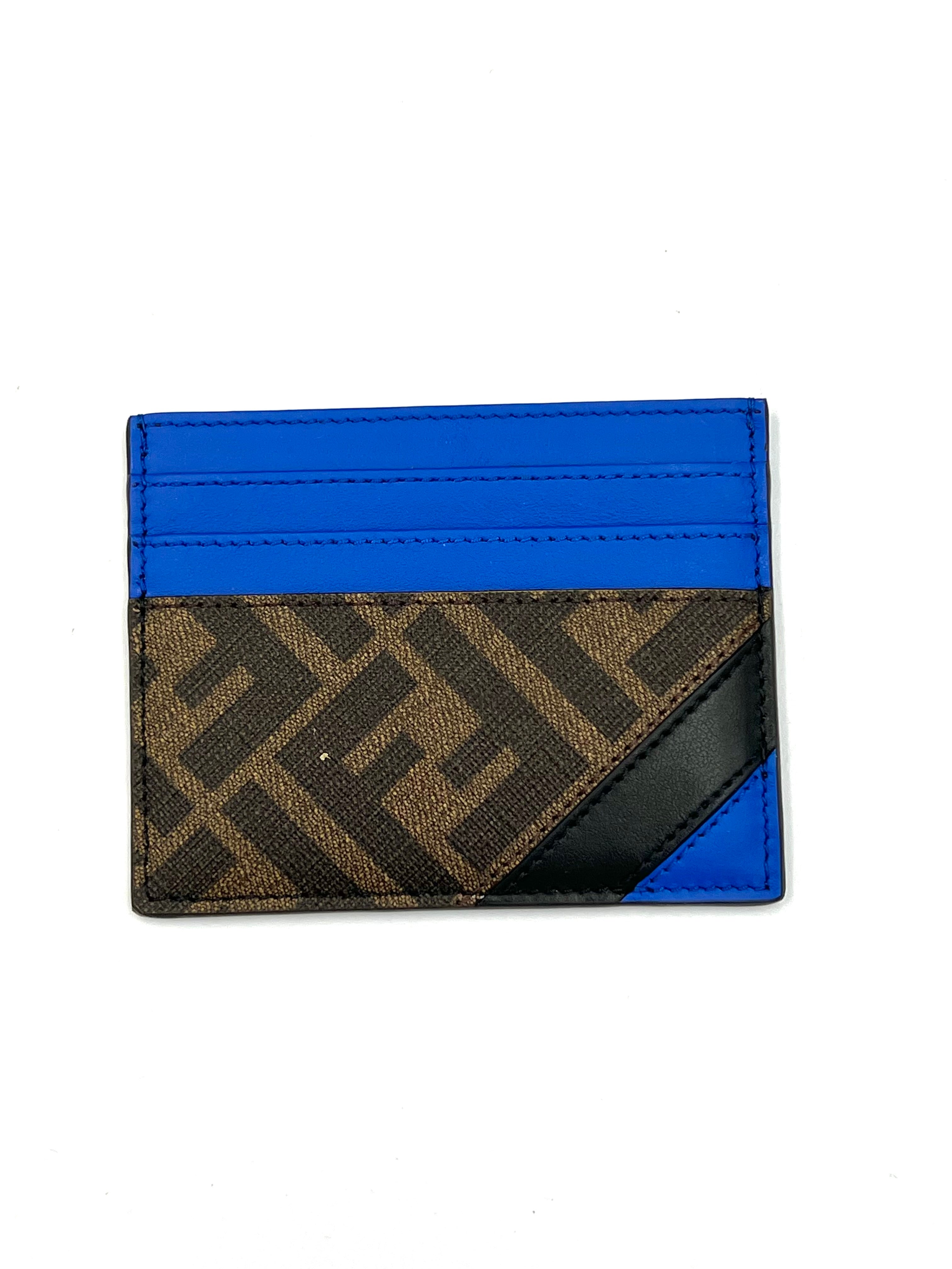 Zucca FF Logo Canvas Card Holder