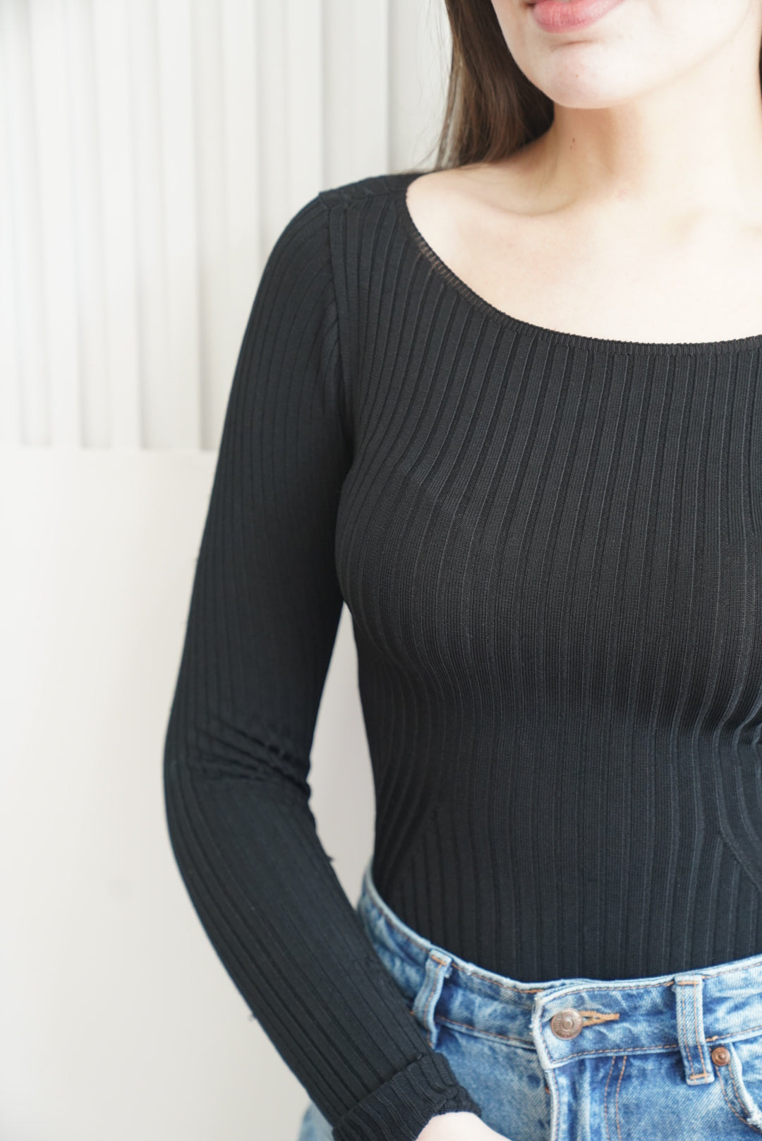 Ribbed Bodysuit
