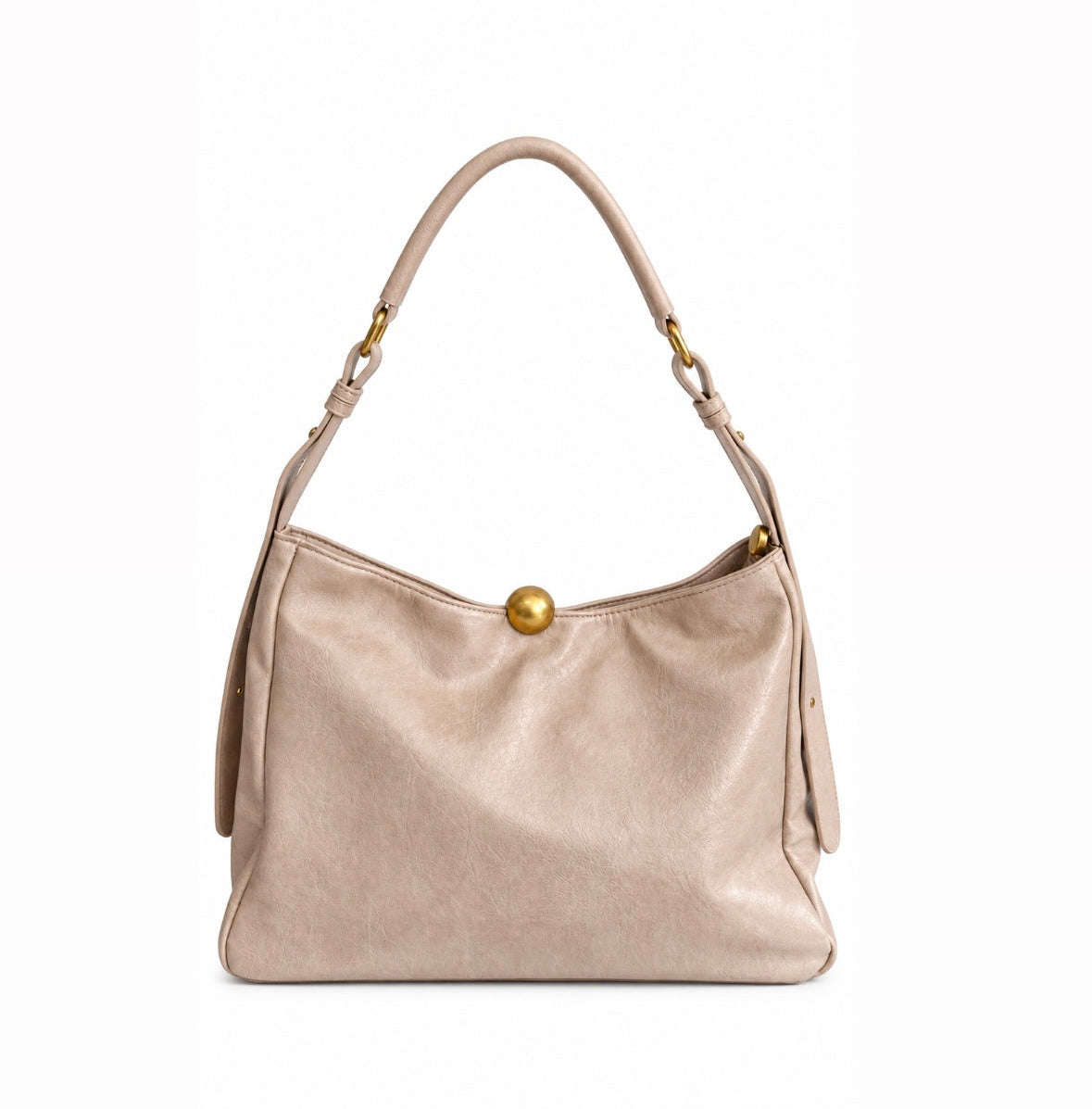 Taupé Medium Hobo Bag