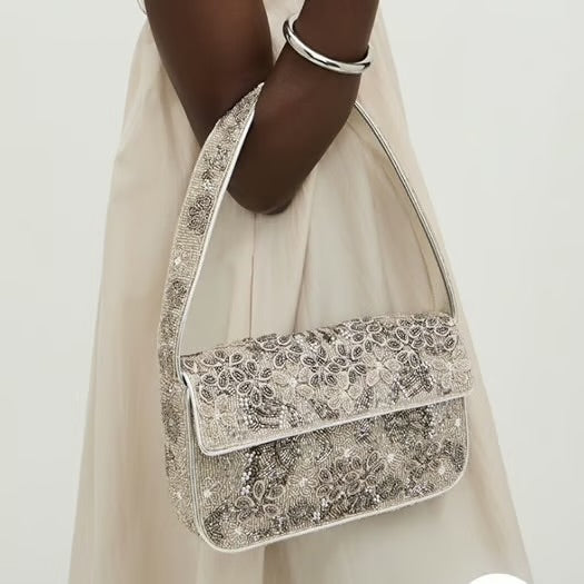 Tommy Bead-Embellished Shoulder Bag