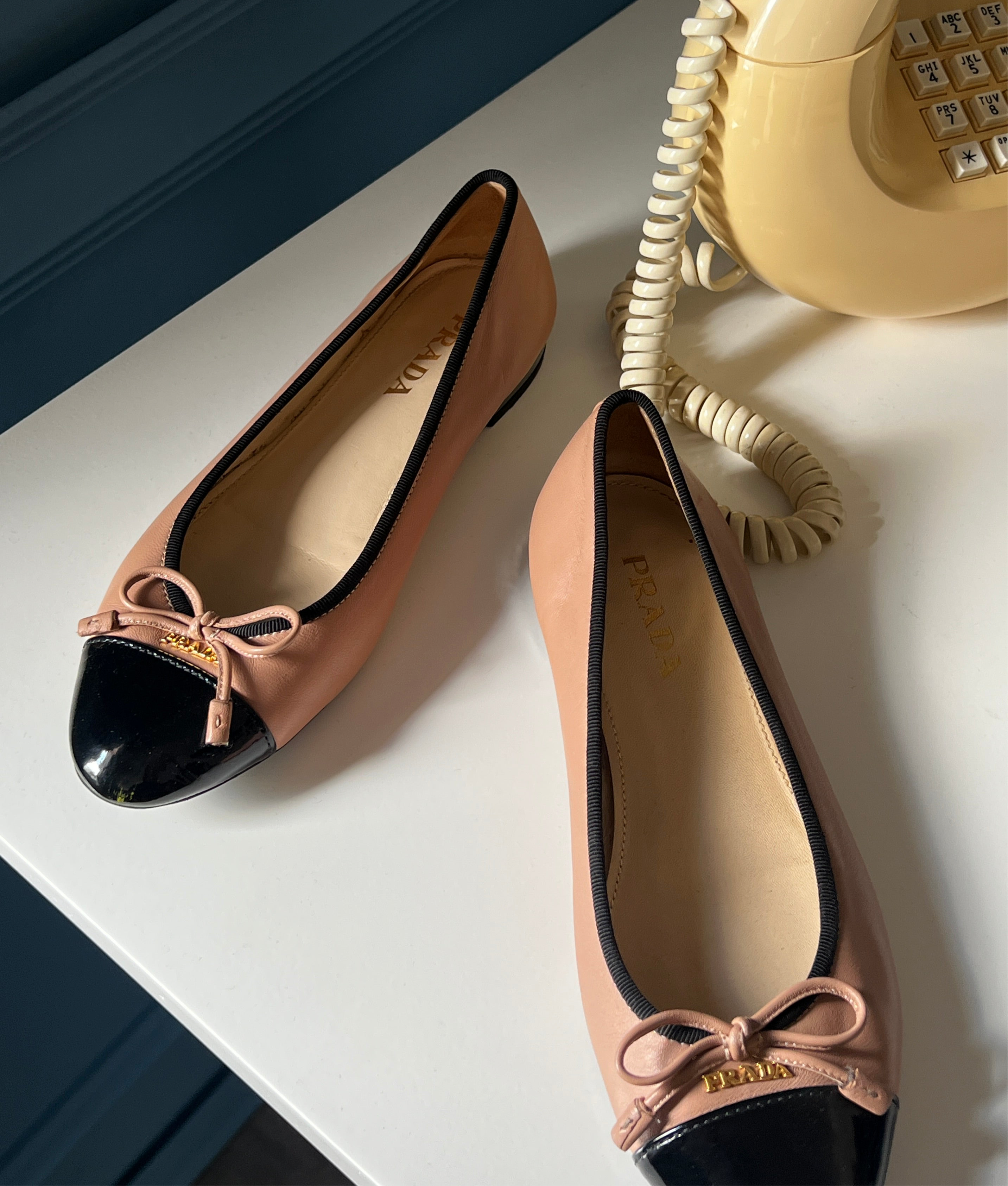 Two-Tone Ballet Flats