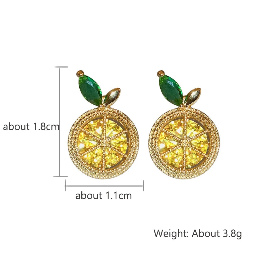 Cubic Zirconia Stud Earrings (2 pairs)