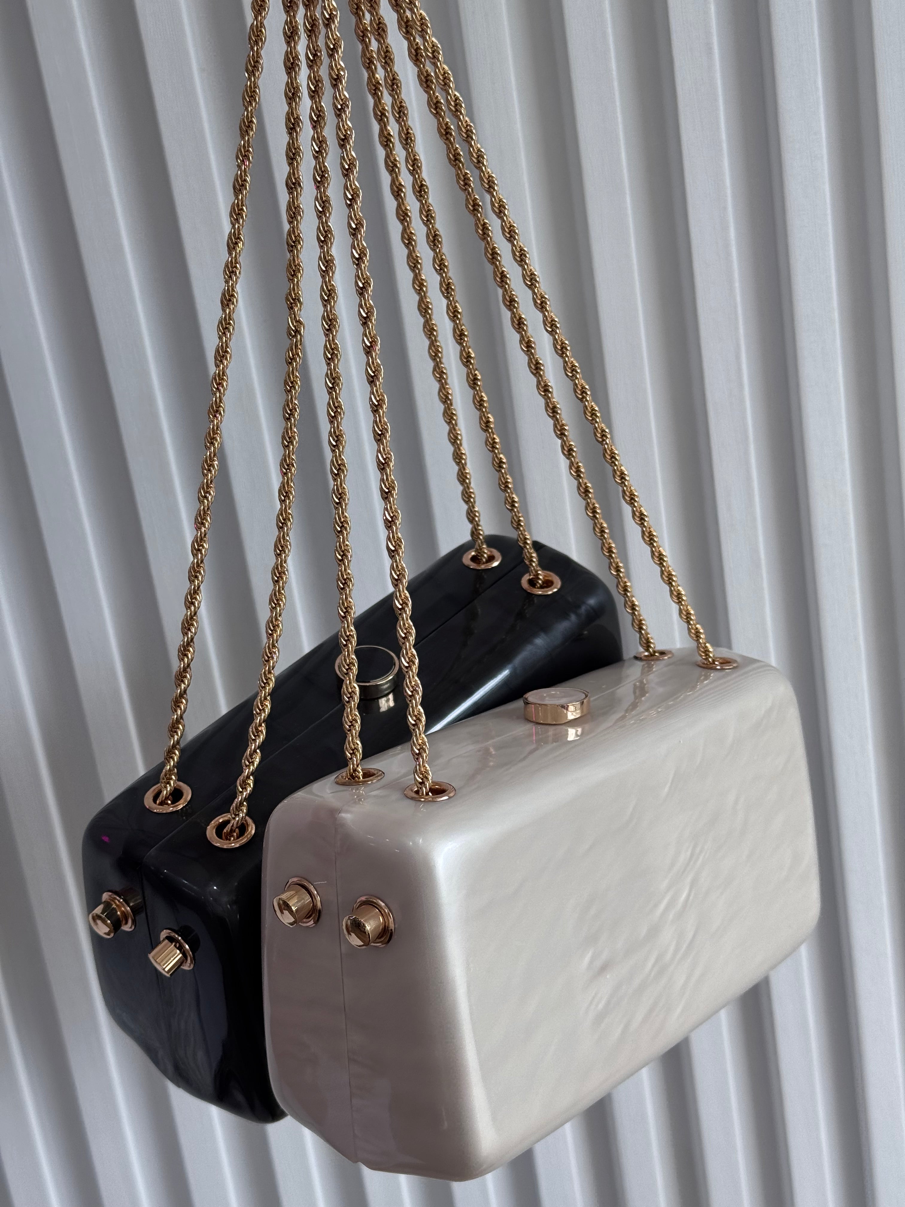 Chain Acrylic Clutch