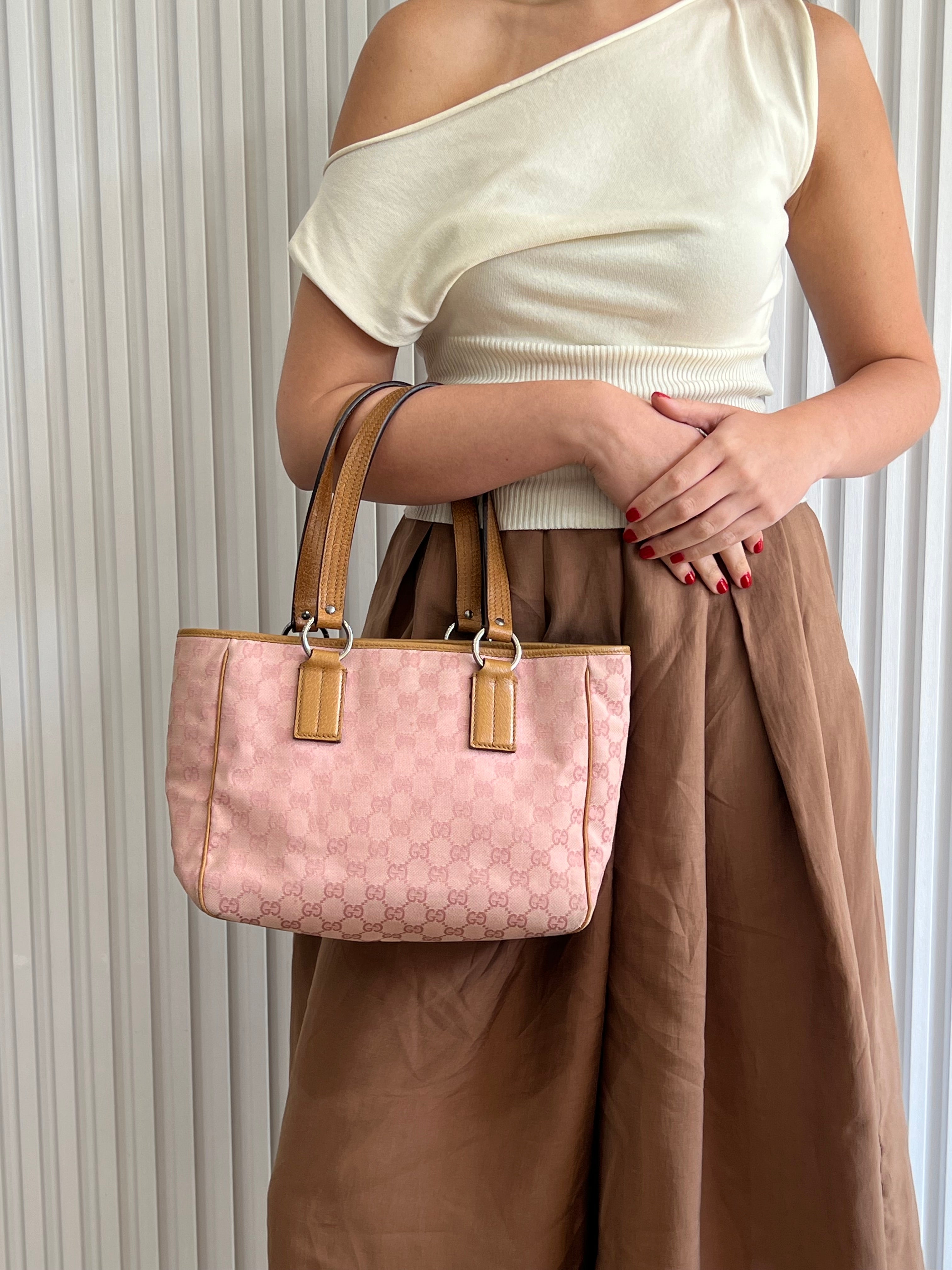 GG Canvas Small Tote Bag