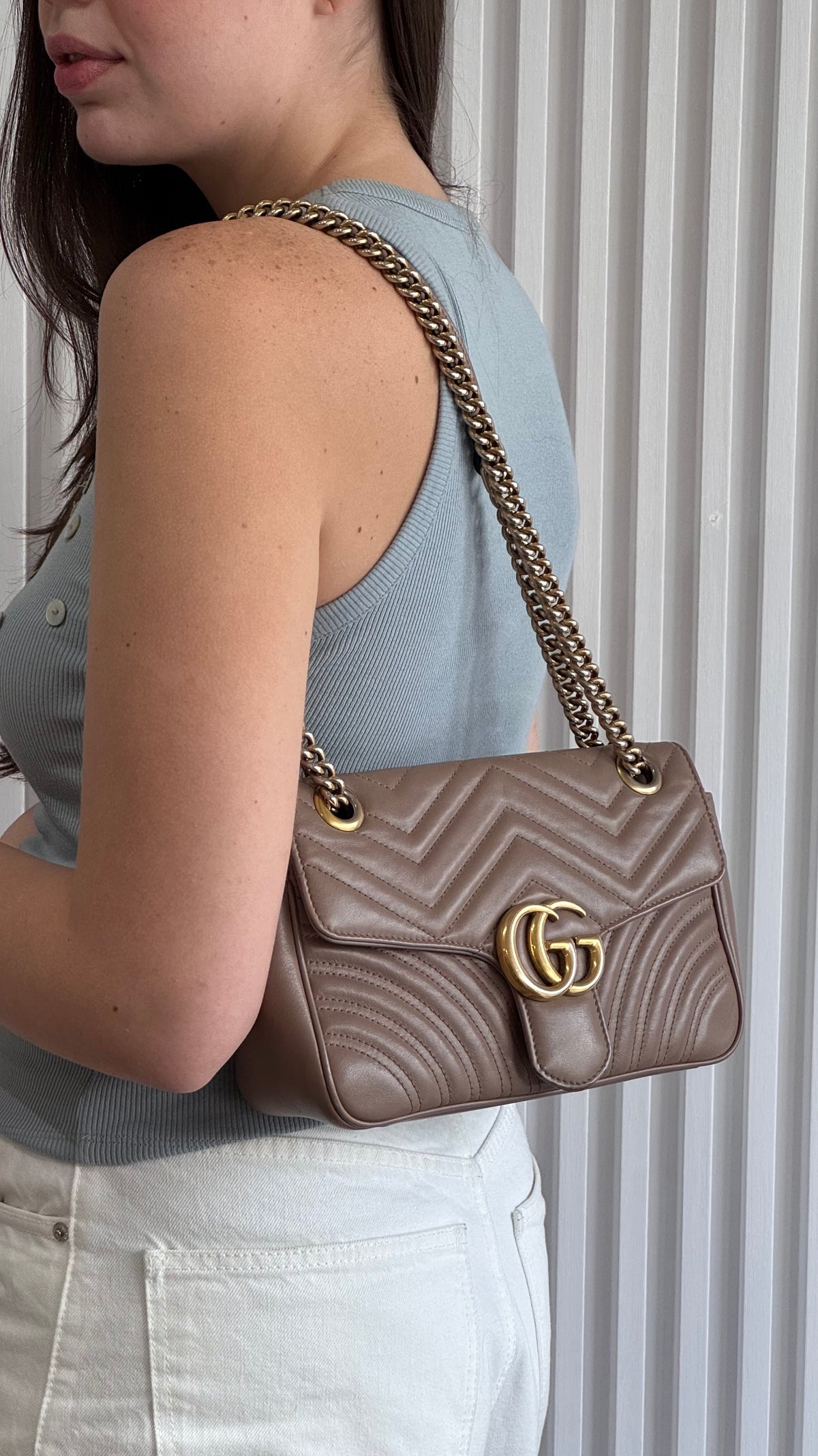Marmont Matelassé Small Shoulder Bag