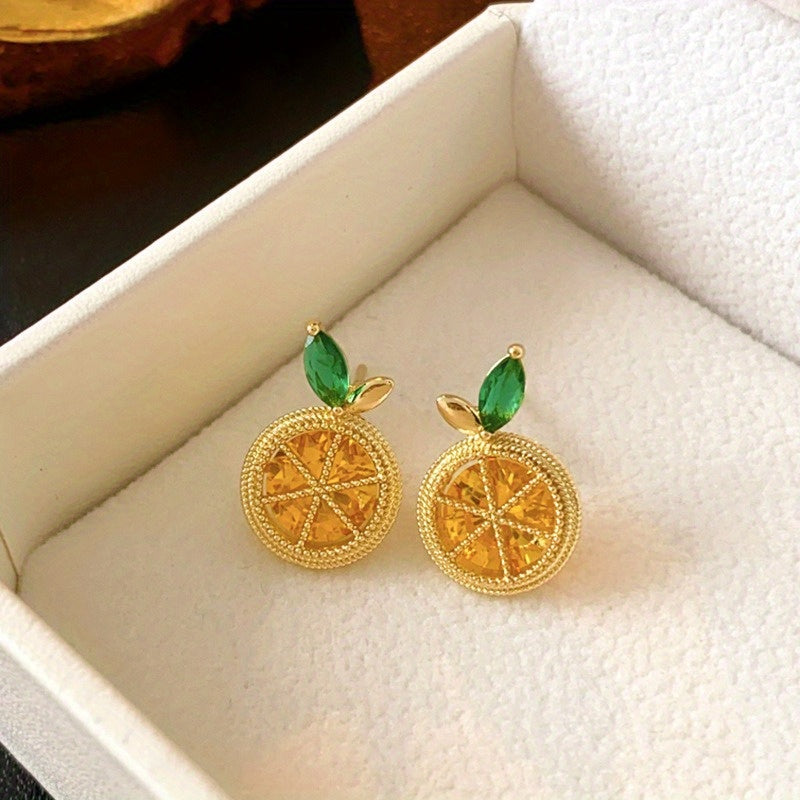 Cubic Zirconia Stud Earrings (2 pairs)