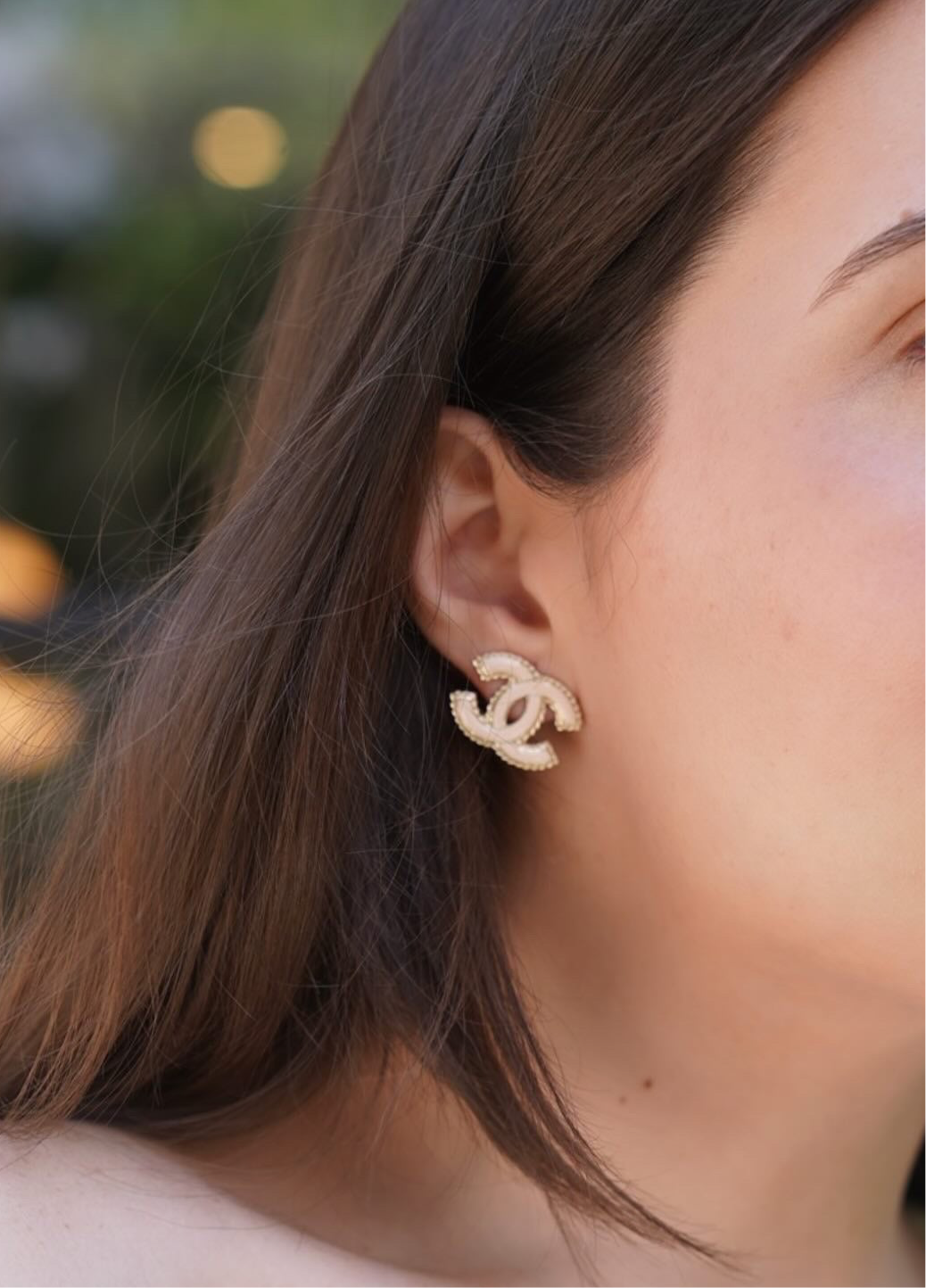 CC Logo Stud Earrings