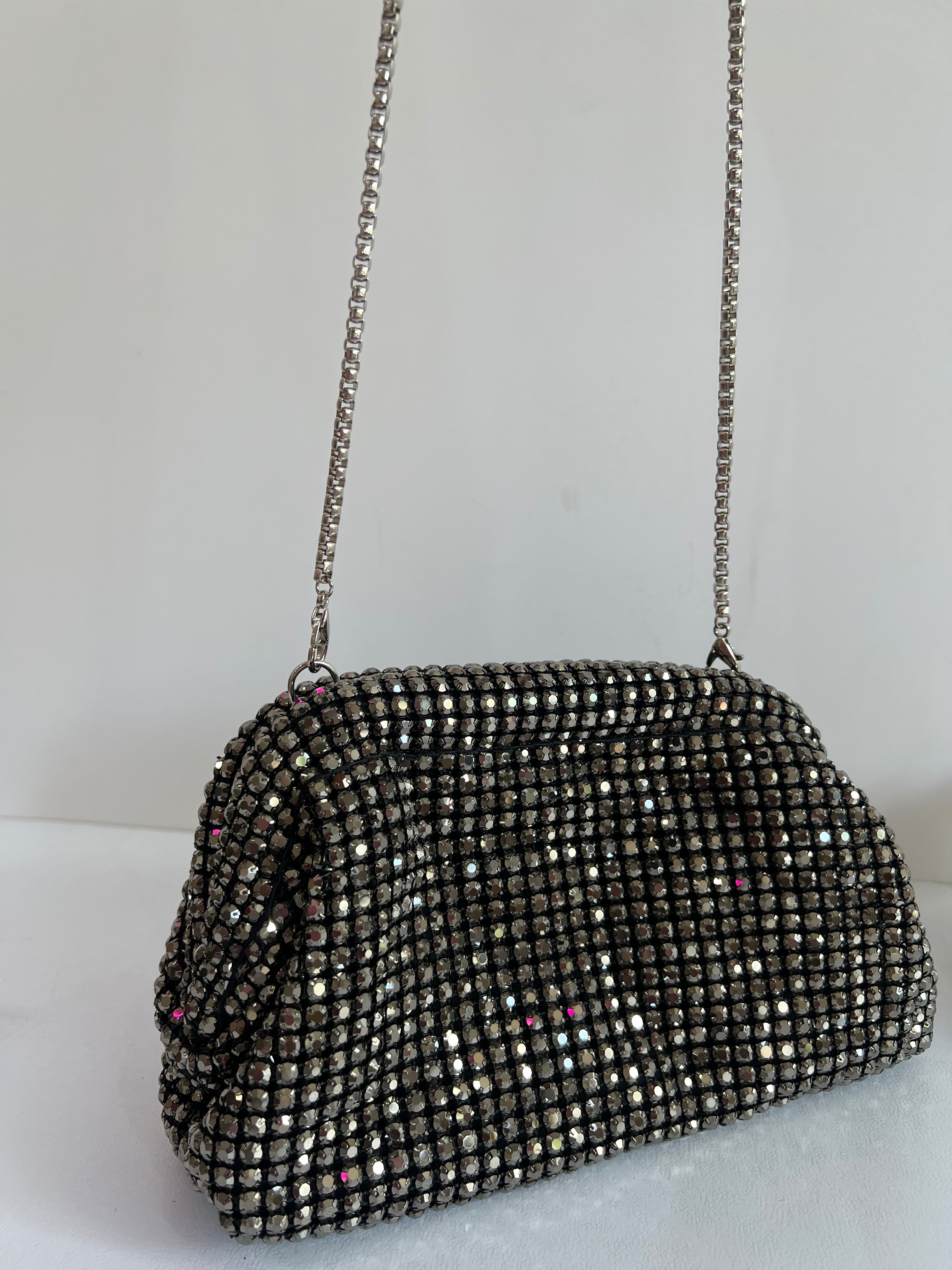 Rhinestone Small Clutch Bag