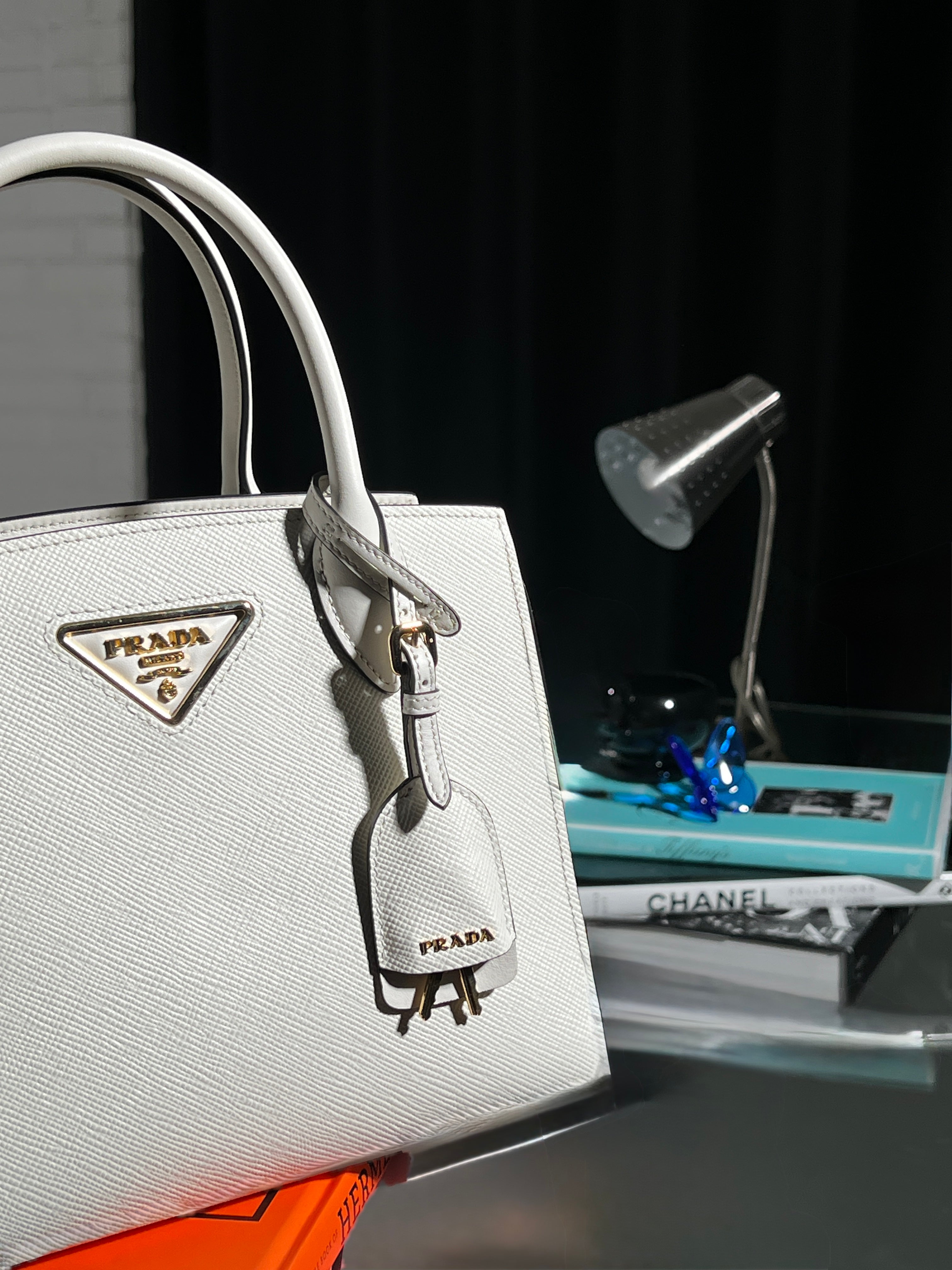 Kristen Saffiano Small Tote Bag
