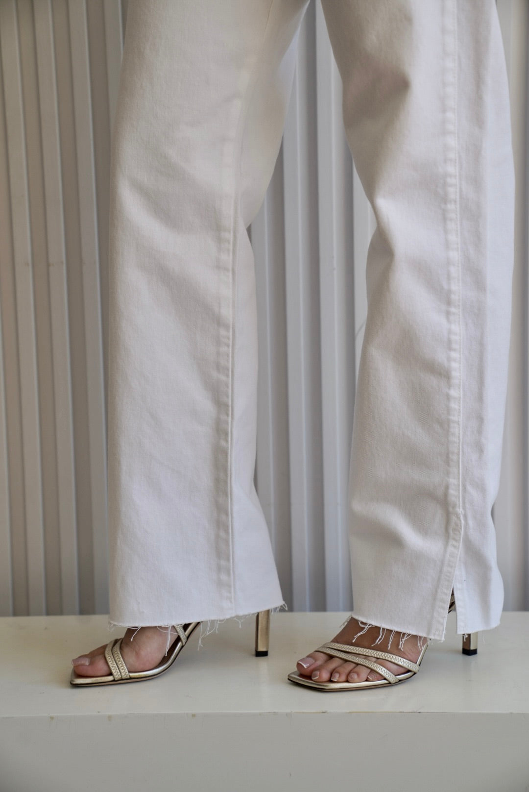 High Rise Straight Leg Jeans