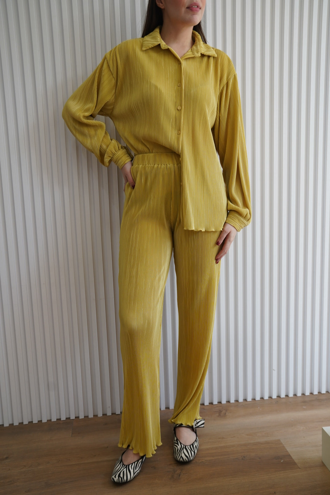 Set Long sleeve & ribbed pant