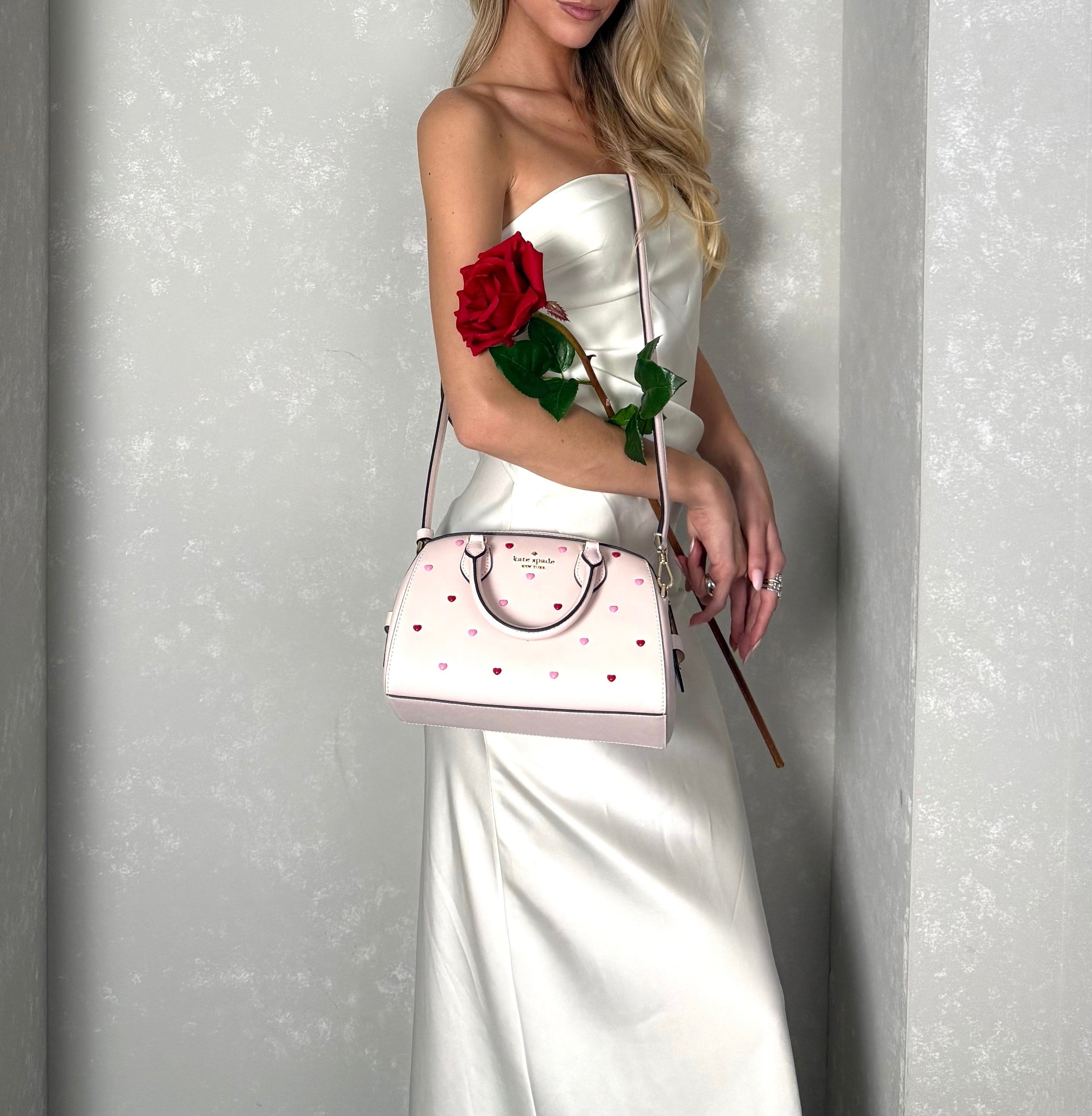 Madison Heart Studs Small Bag