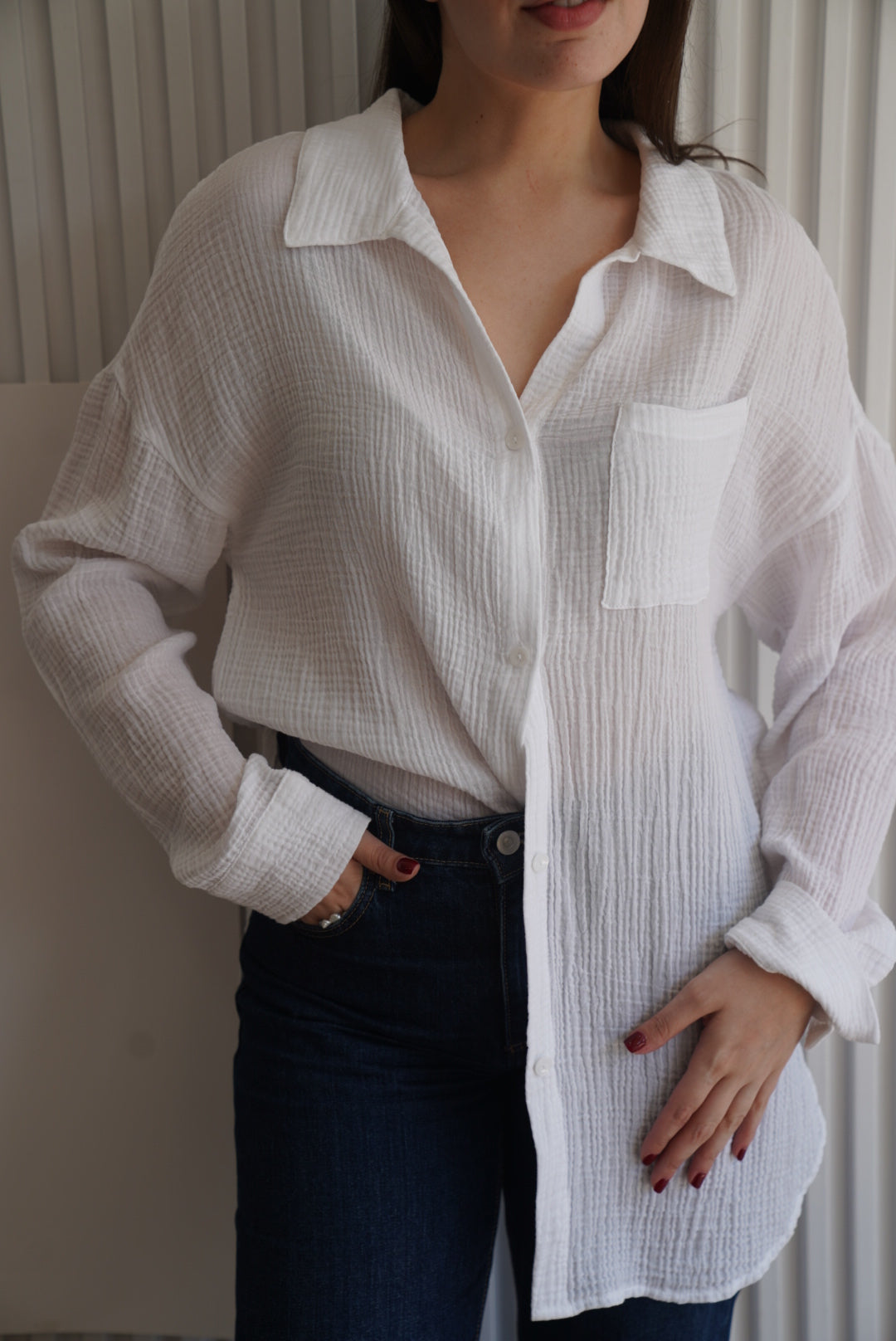 Oversized White Shirt